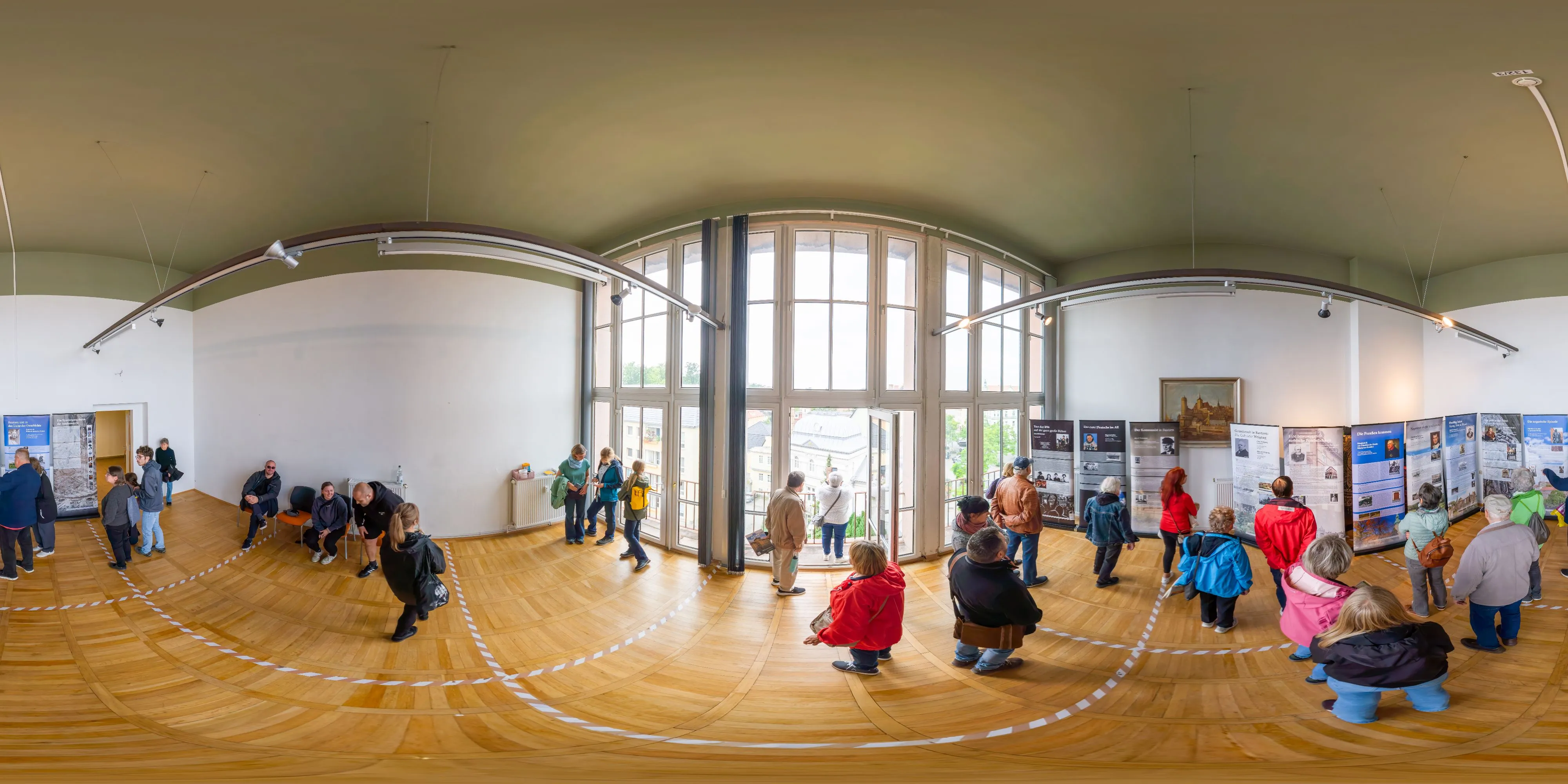 360° Panorama Ansicht: Alte Post - Turmzimmer