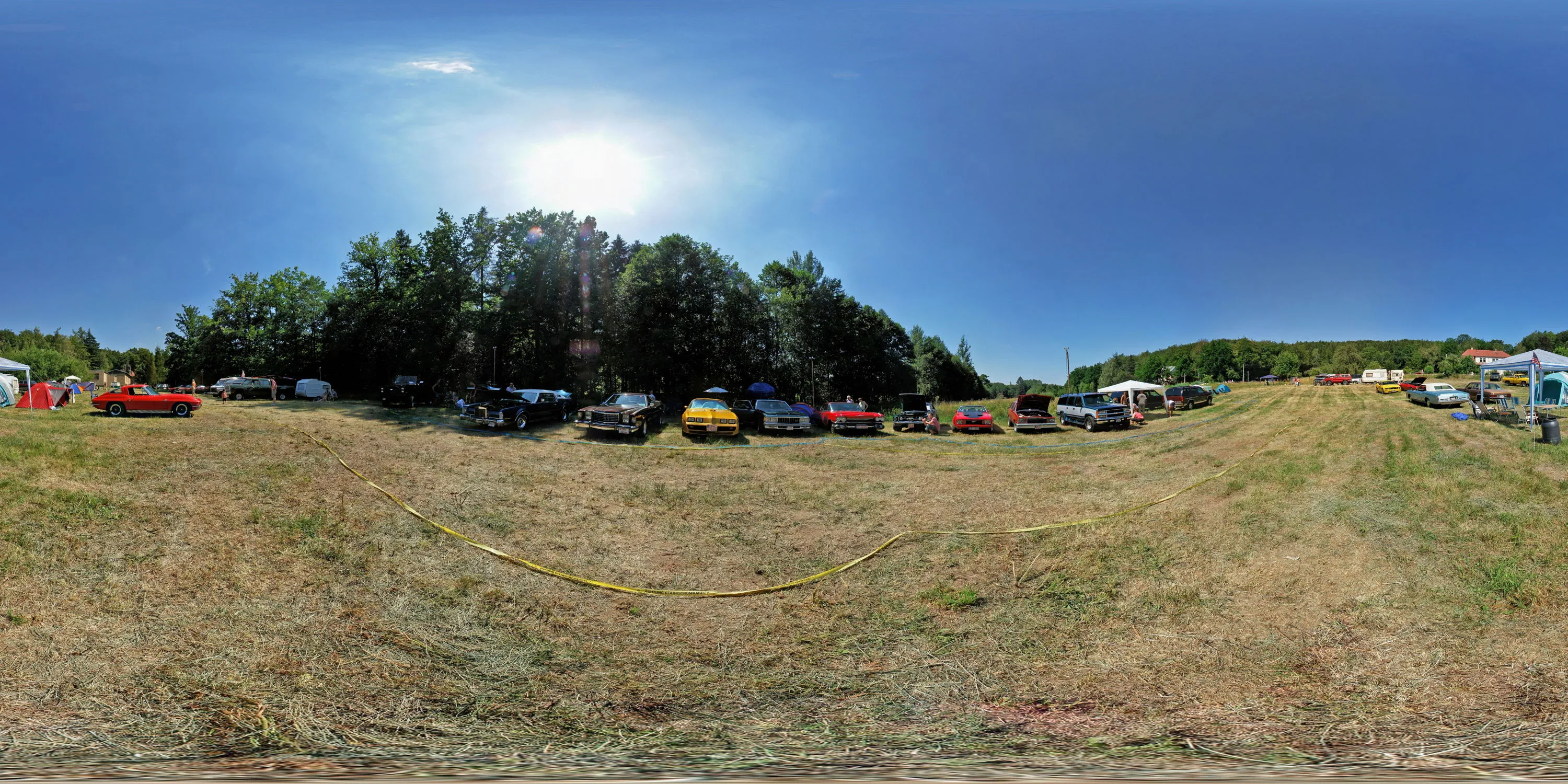 360 Grad Panorama Ansicht: 1. All-American-Weekend Neukirch in Oberlausitz
