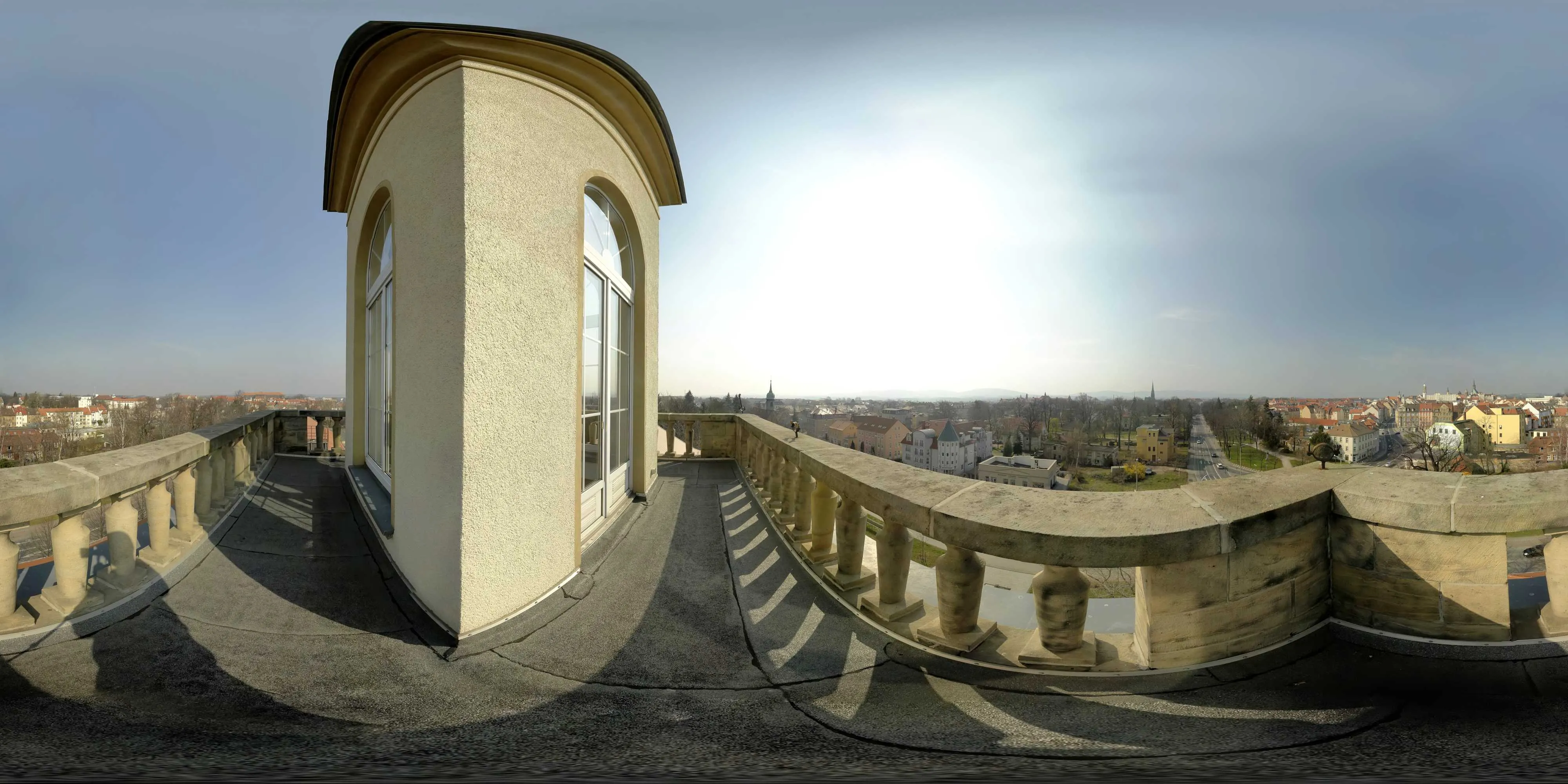360 Grad Panorama Ansicht: Berufsakademie Bautzen in Frühling 07