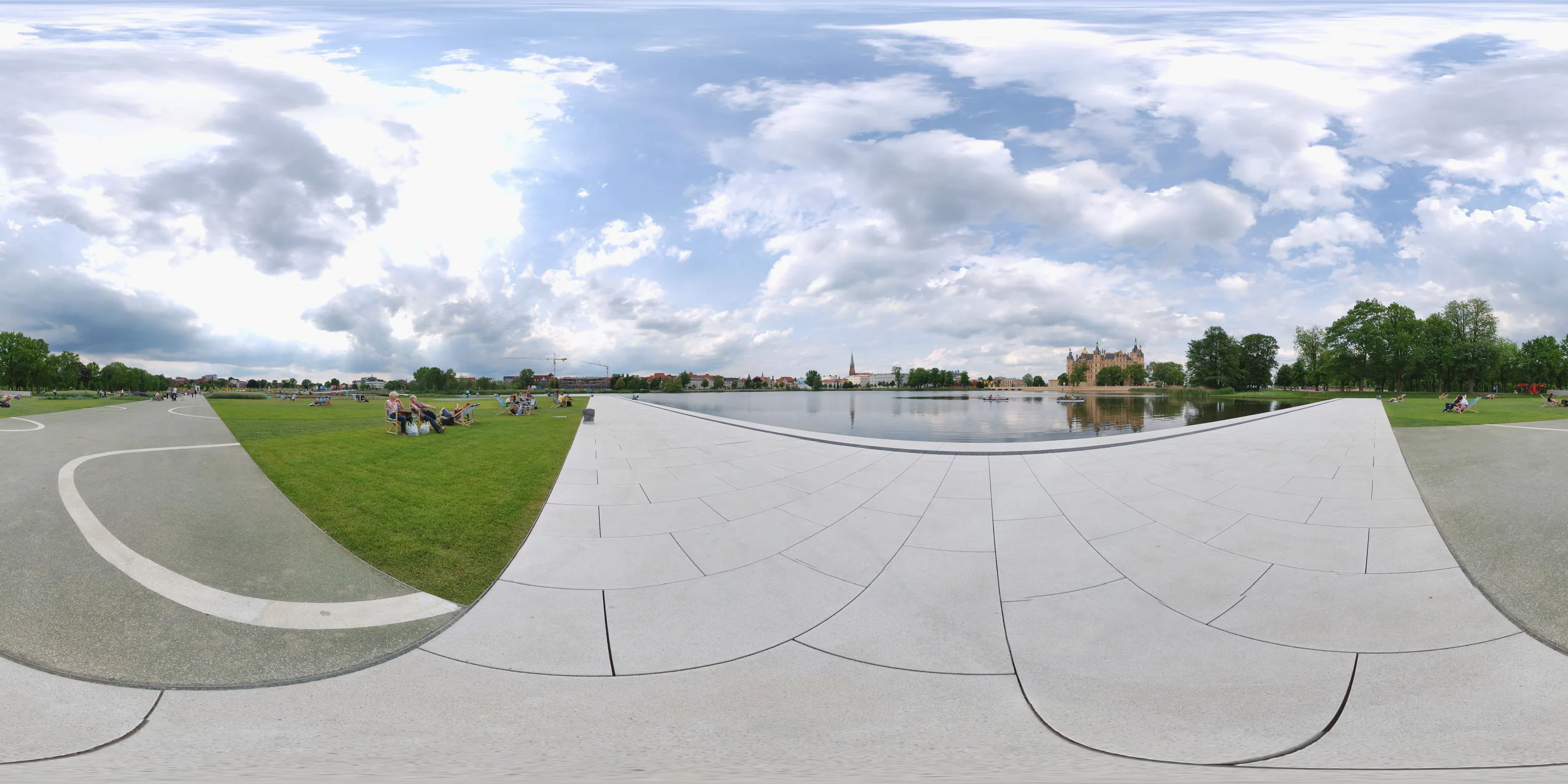 360 Grad Panorama Ansicht: Garten des 21. Jahrhunderts 3 in Bundesgartenschau 2009