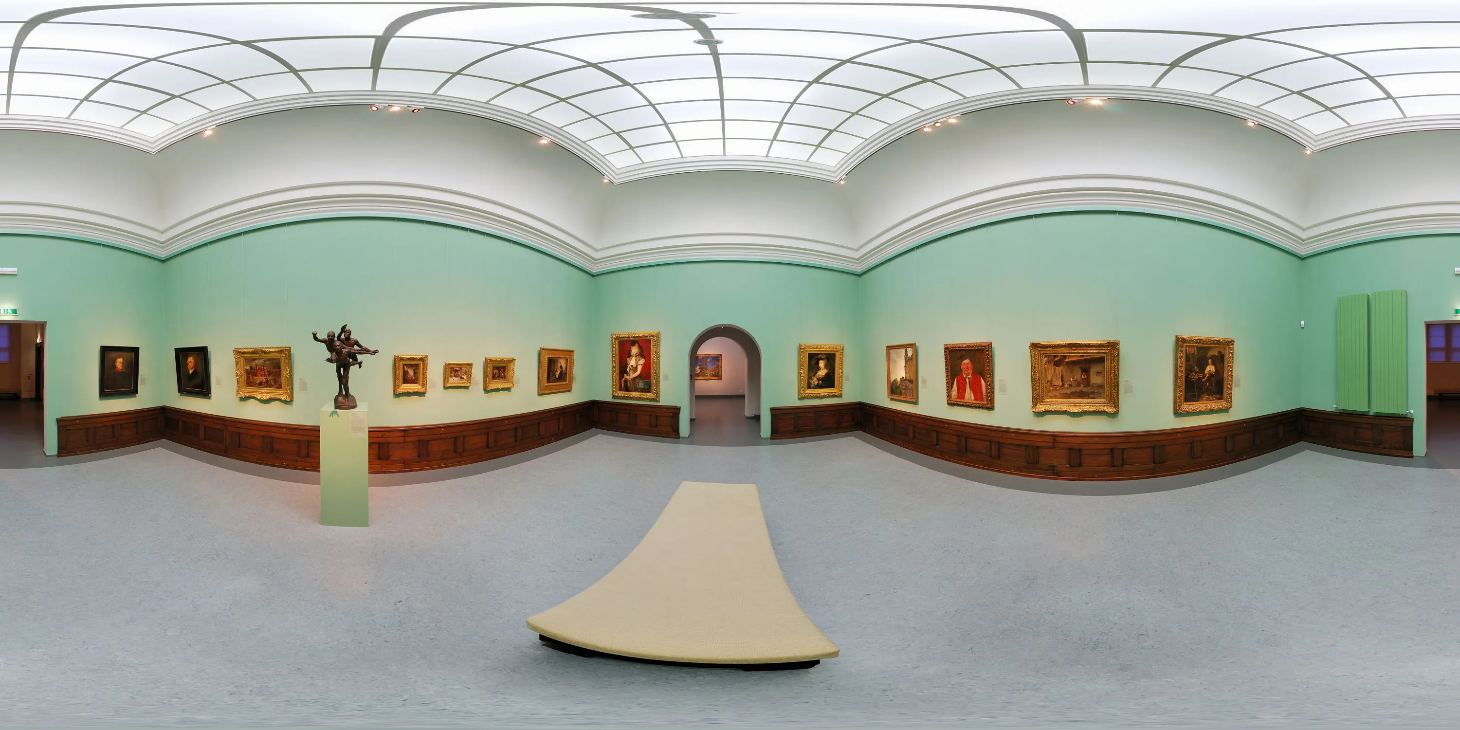 360 Grad Panorama Ansicht: Kunst in Museum Bautzen