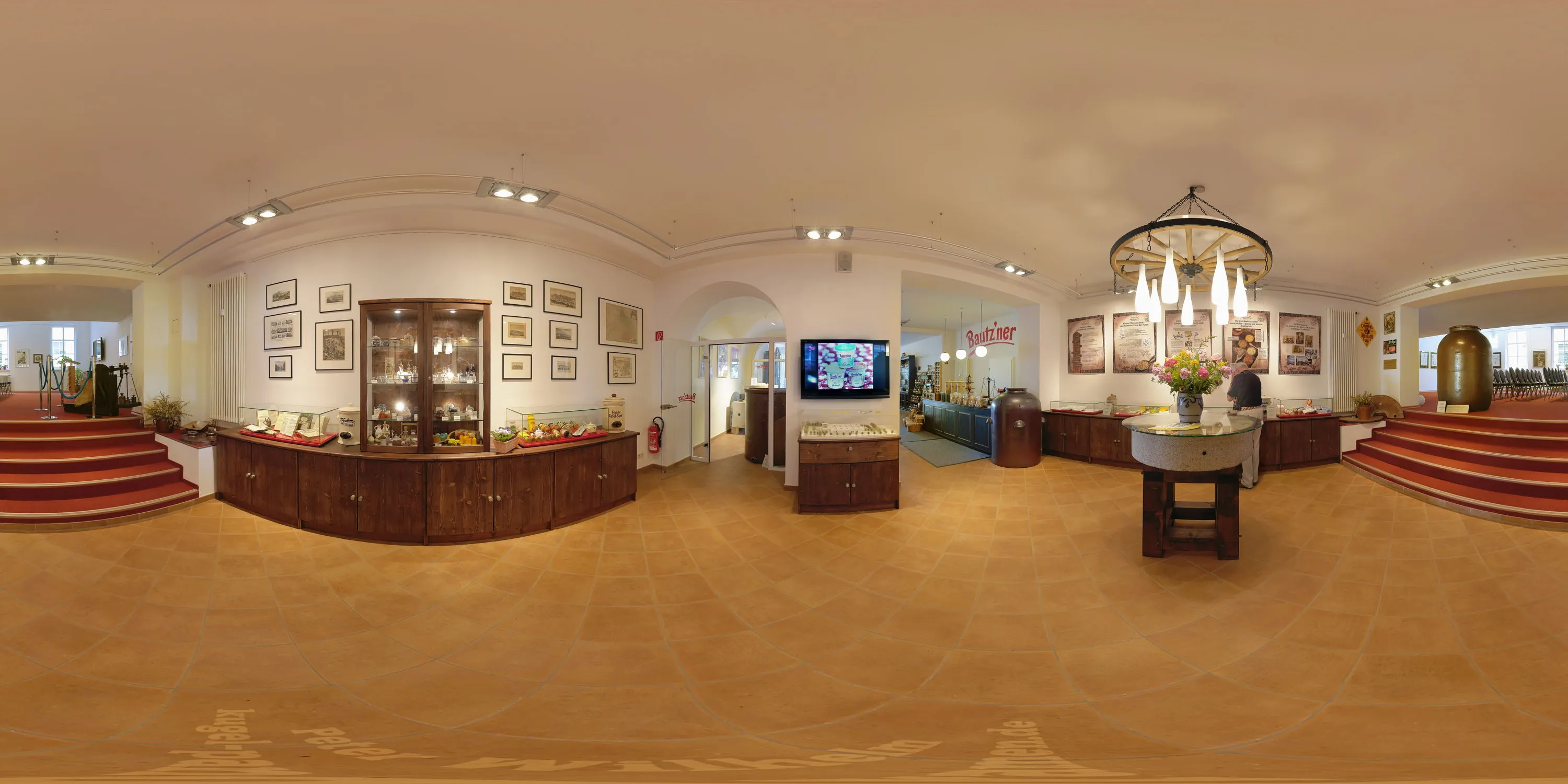 360 Grad Panorama Ansicht: Bautz'ner Senfmuseum in Sommer 08