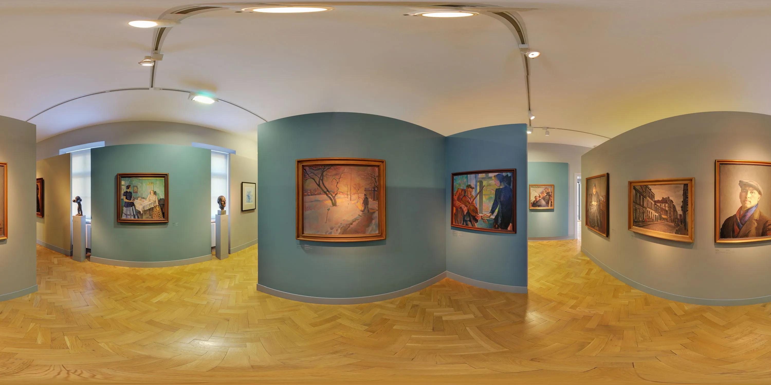 360 Grad Panorama Ansicht: Sonderausstellung in Sorbisches Museum Bautzen