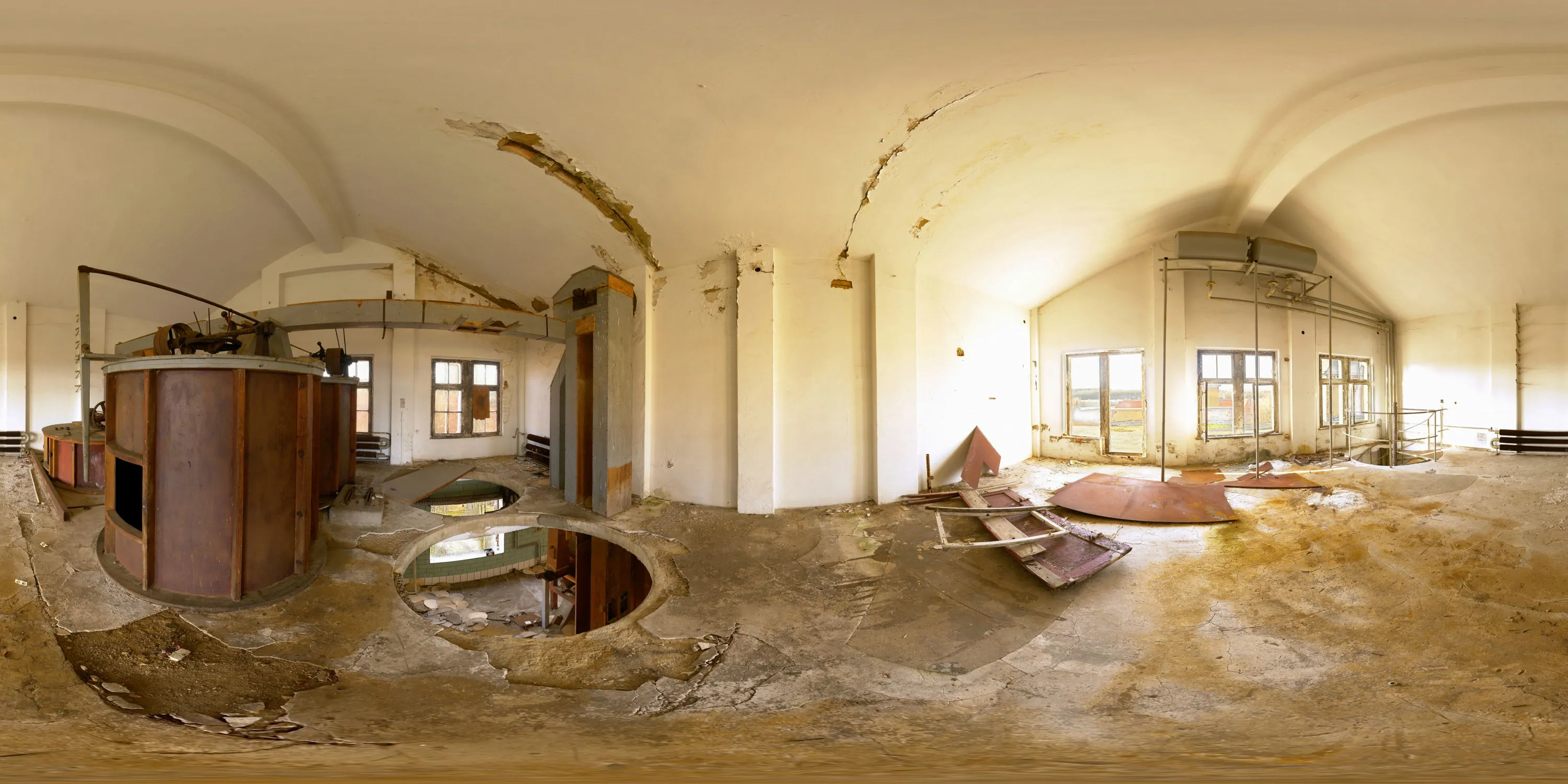 360 Grad Panorama Ansicht: Backwarenkombinat in KonsumGenossenschaft Bautzen