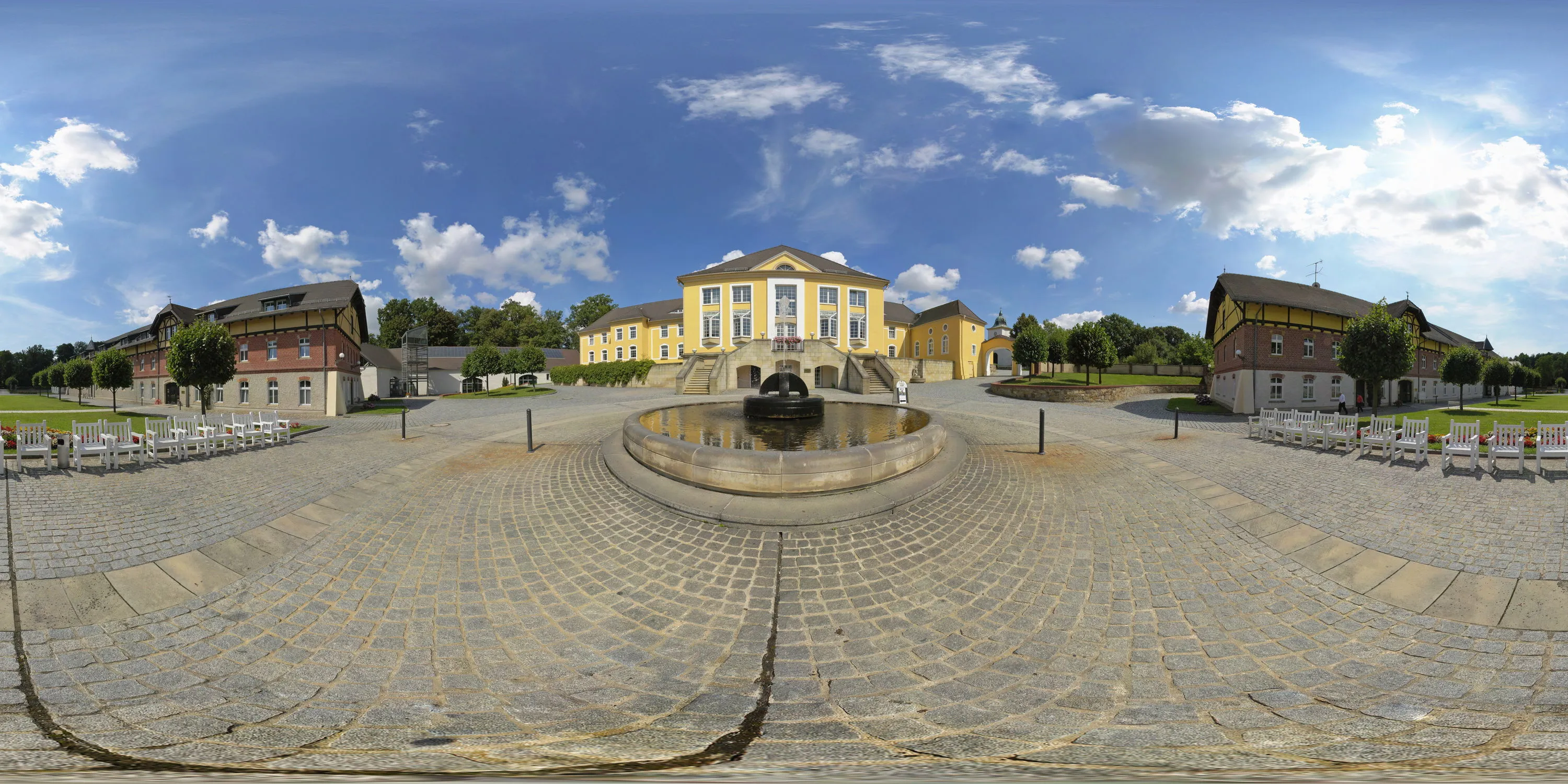 360 Grad Panorama Ansicht: Bischof-Benno-Haus 1 in Schmochtitz
