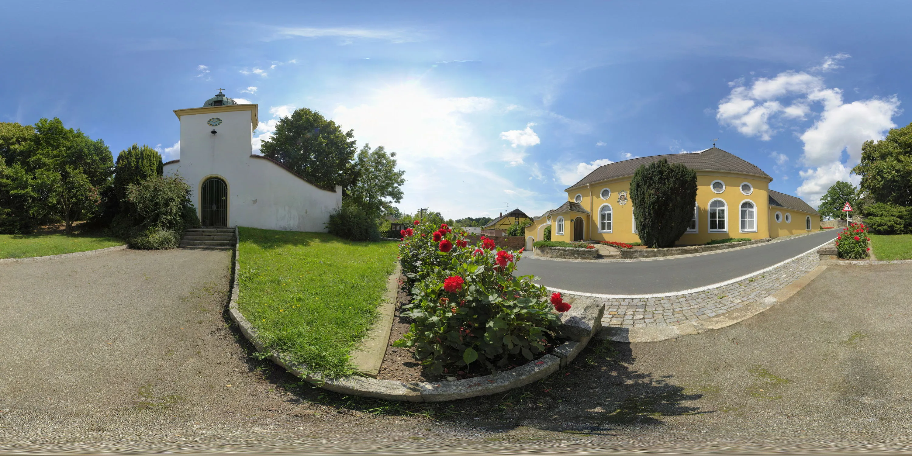 360 Grad Panorama Ansicht: Bischof-Benno-Haus 3 in Schmochtitz