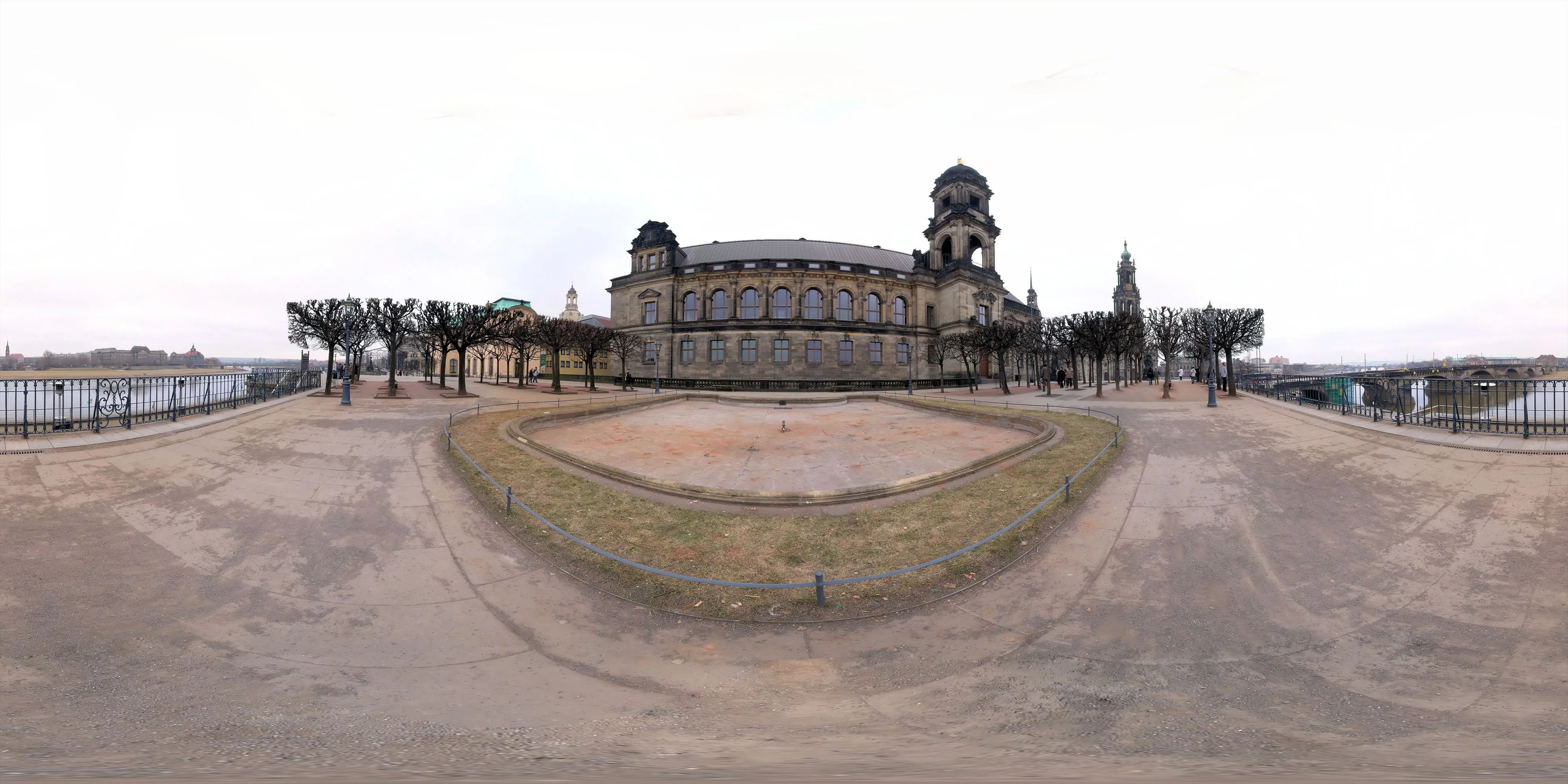 360° Panorama Ansicht: Brühlsche Terrasse