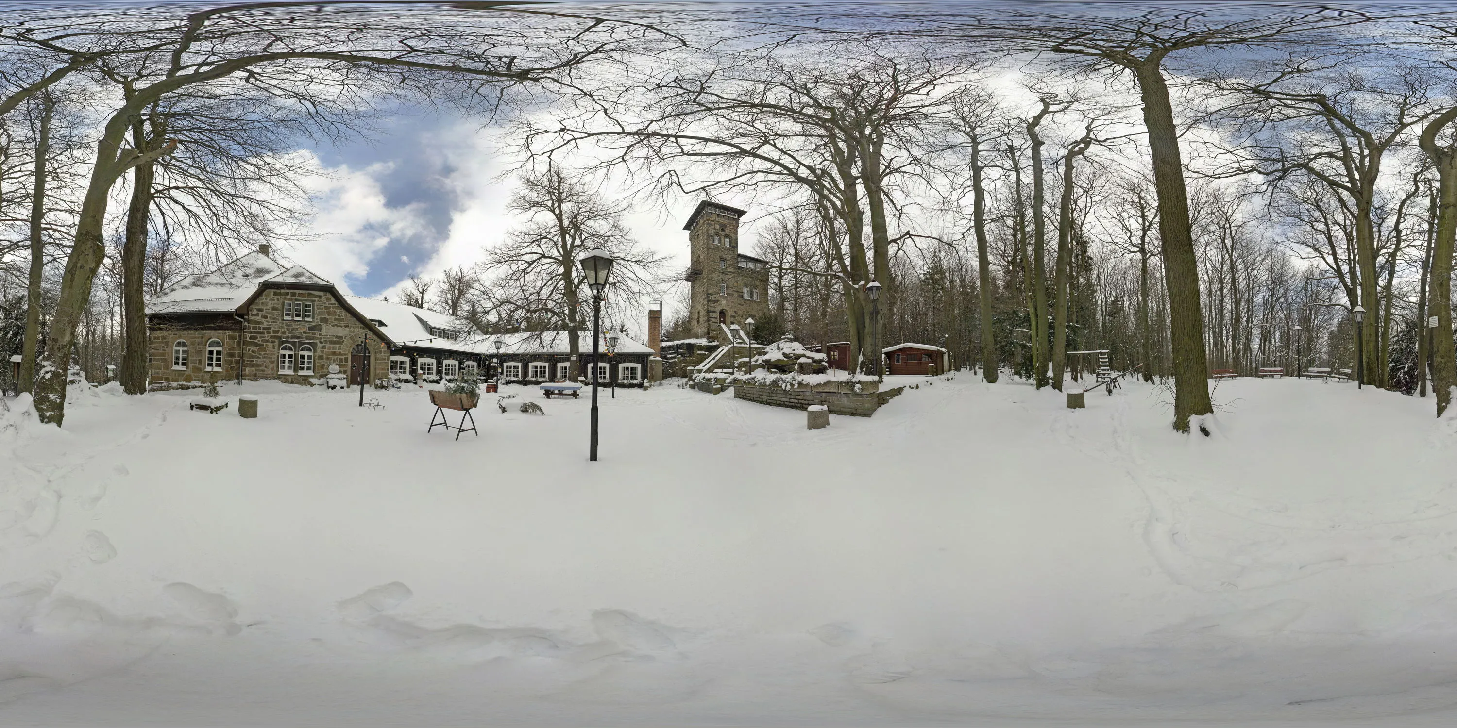360 Grad Panorama Ansicht: Czorneboh in Czorneboh