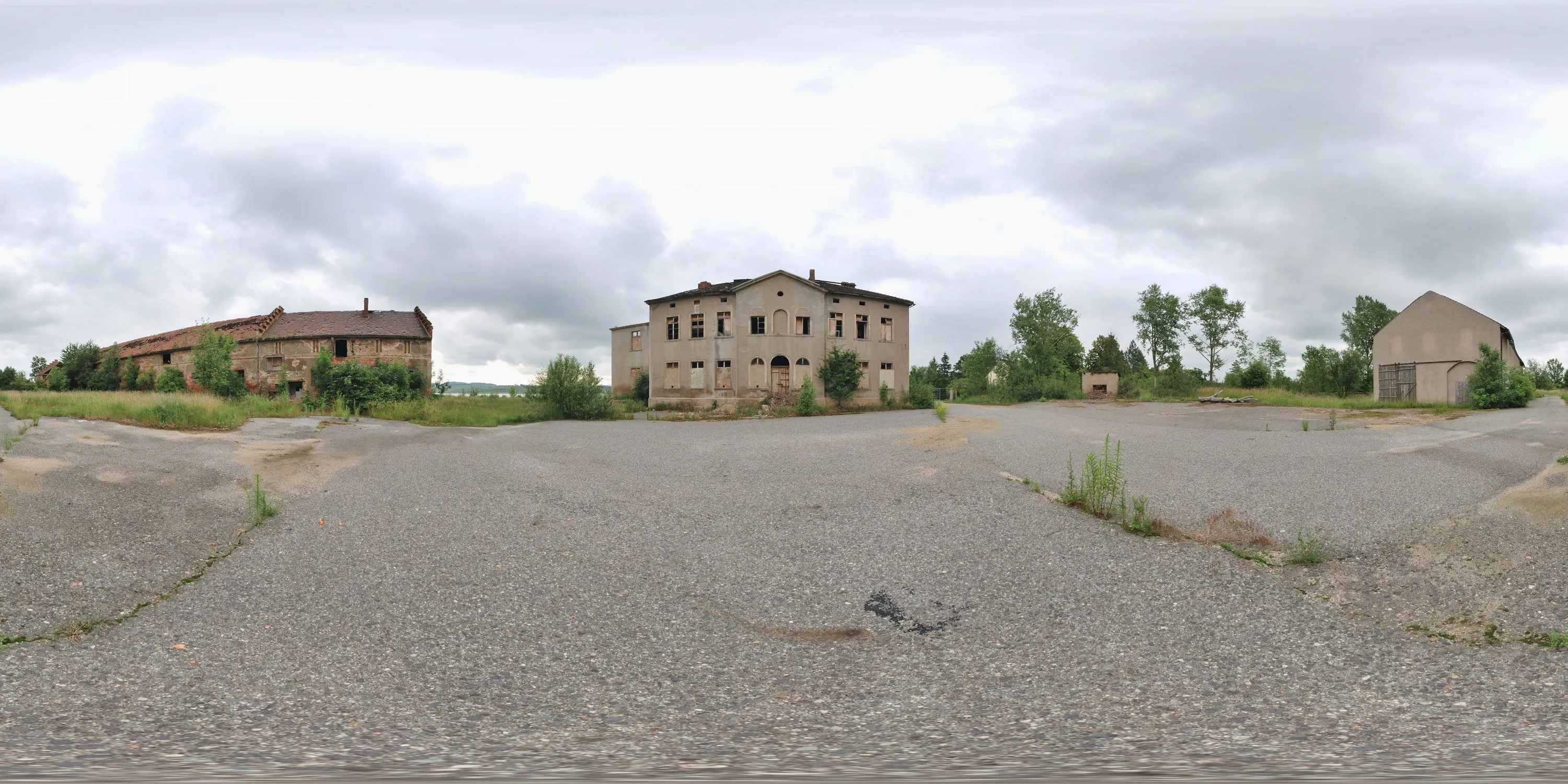 360 Grad Panorama Ansicht: Gutshof 2 in Deutsch-Ossig