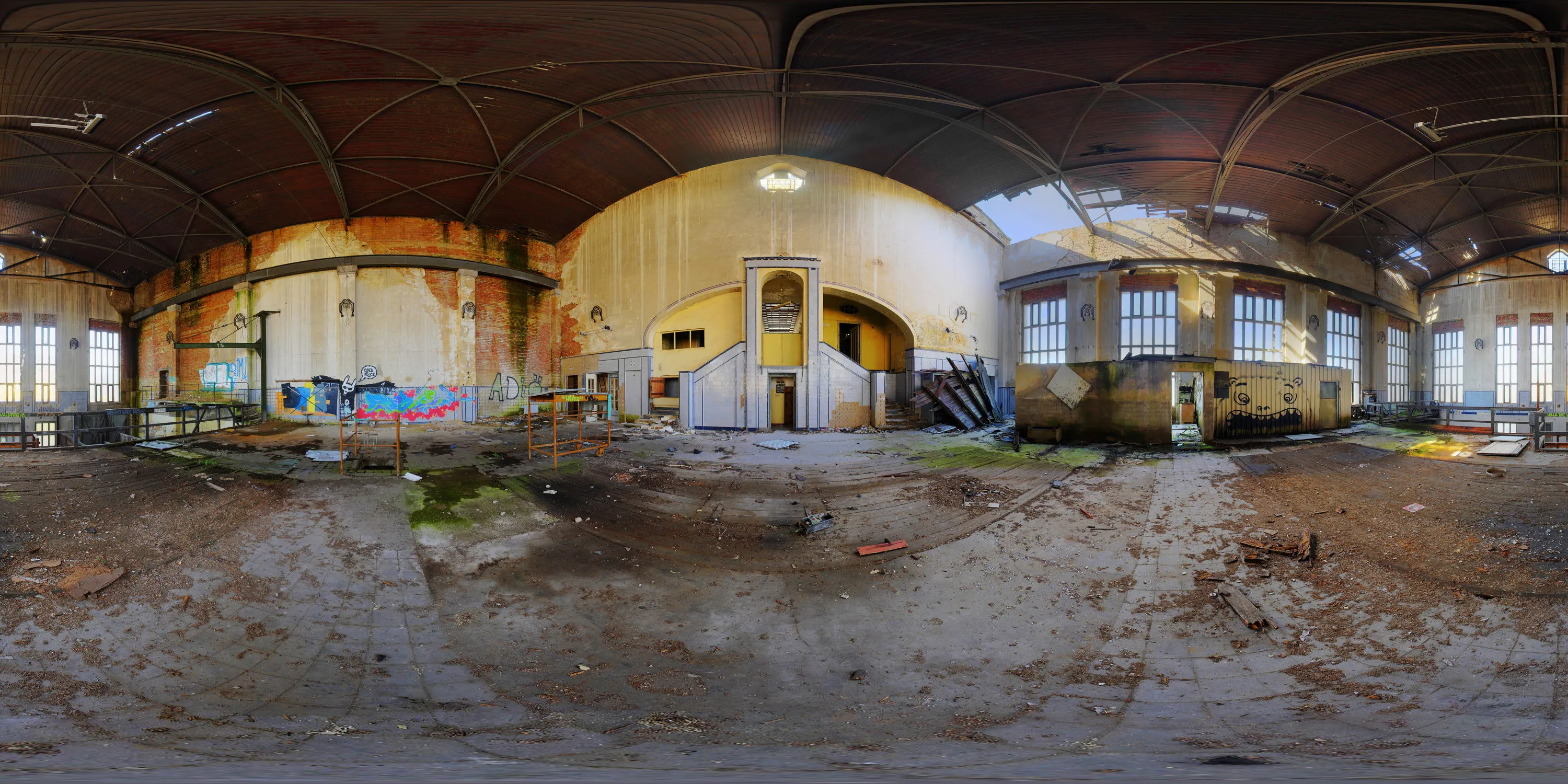 360 Grad Panorama Ansicht: Elbtalzentrale in HDR - Panoramen