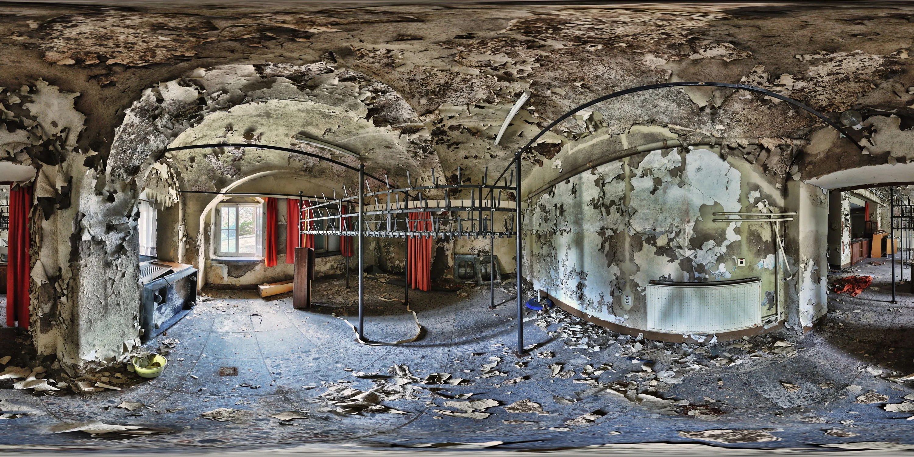 360 Grad Panorama Ansicht: Kretscham - Garderobe in Ebersbach