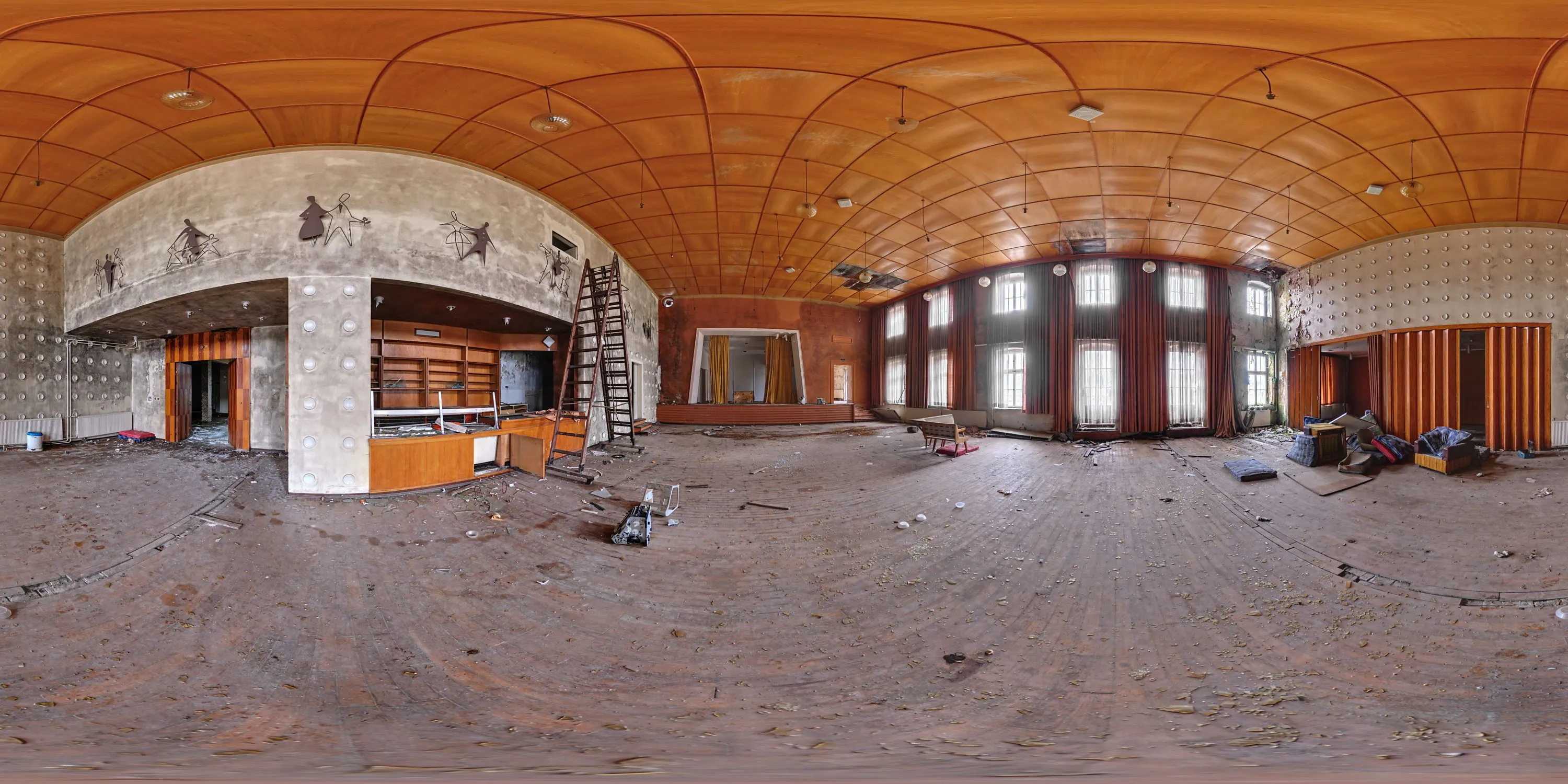 360 Grad Panorama Ansicht: Kretscham - Kleiner Saal in Ebersbach