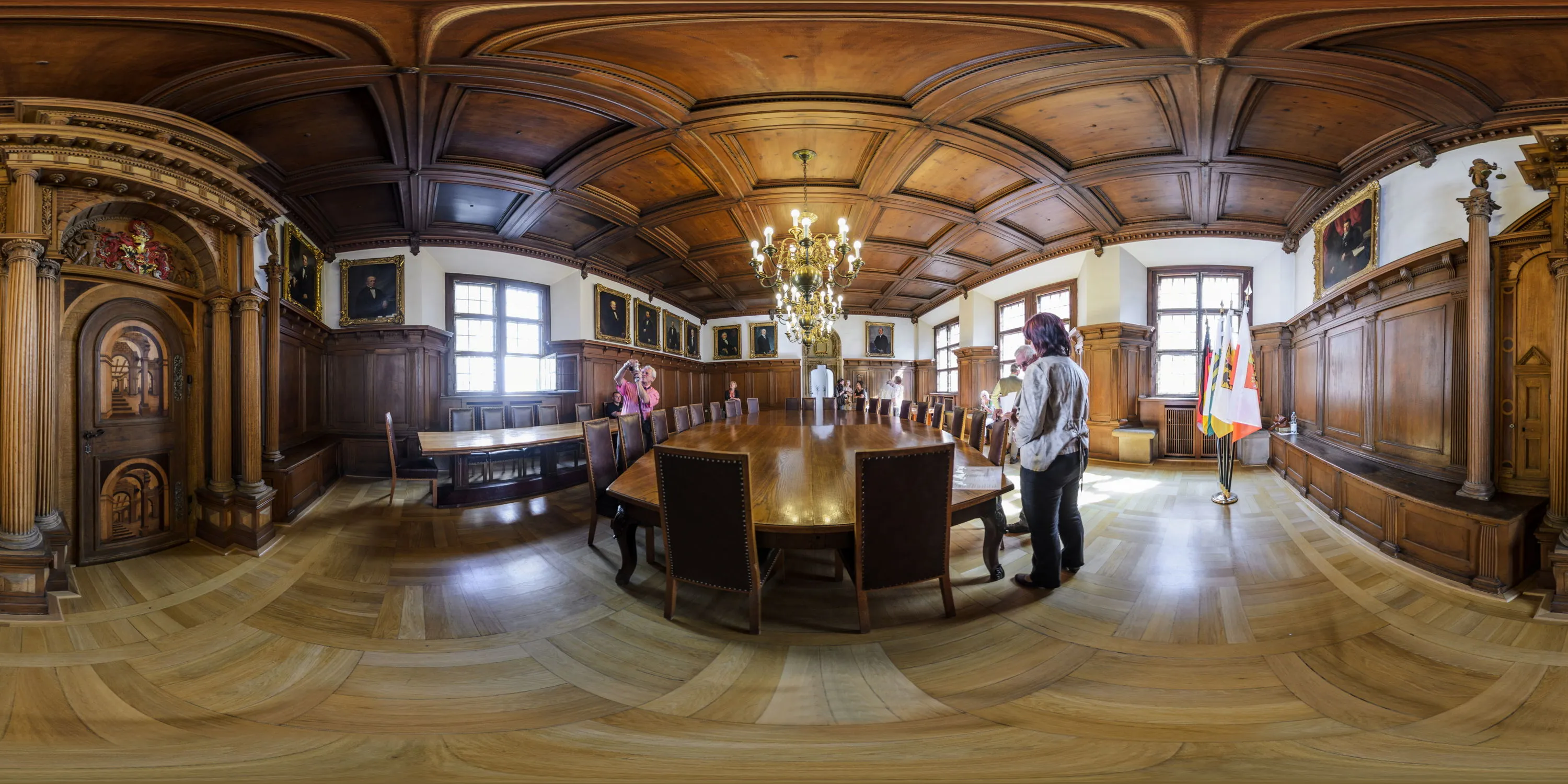 360 Grad Panorama Ansicht: Rathaus - Kleiner Ratssaal in Görlitz