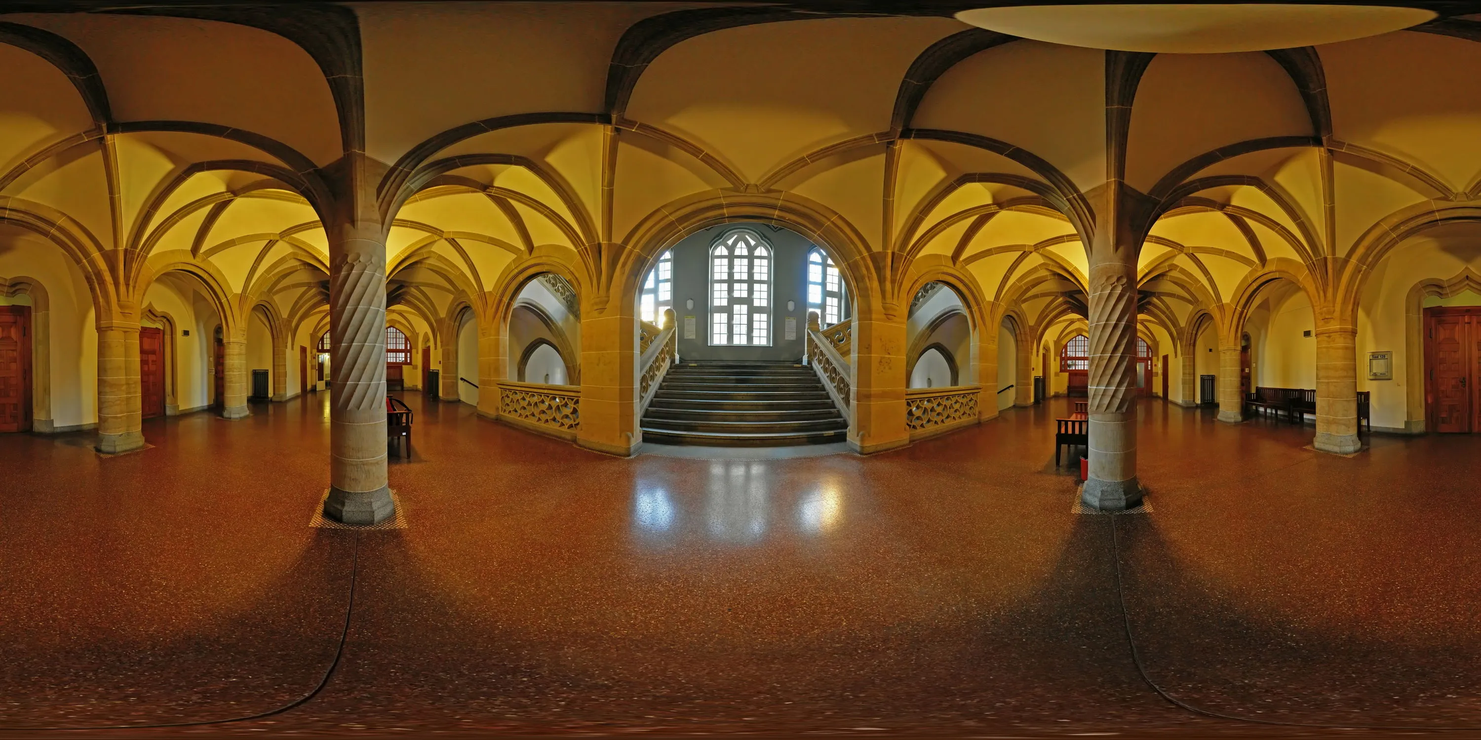 360 Grad Panorama Ansicht: Amtsgericht in Herbst 06