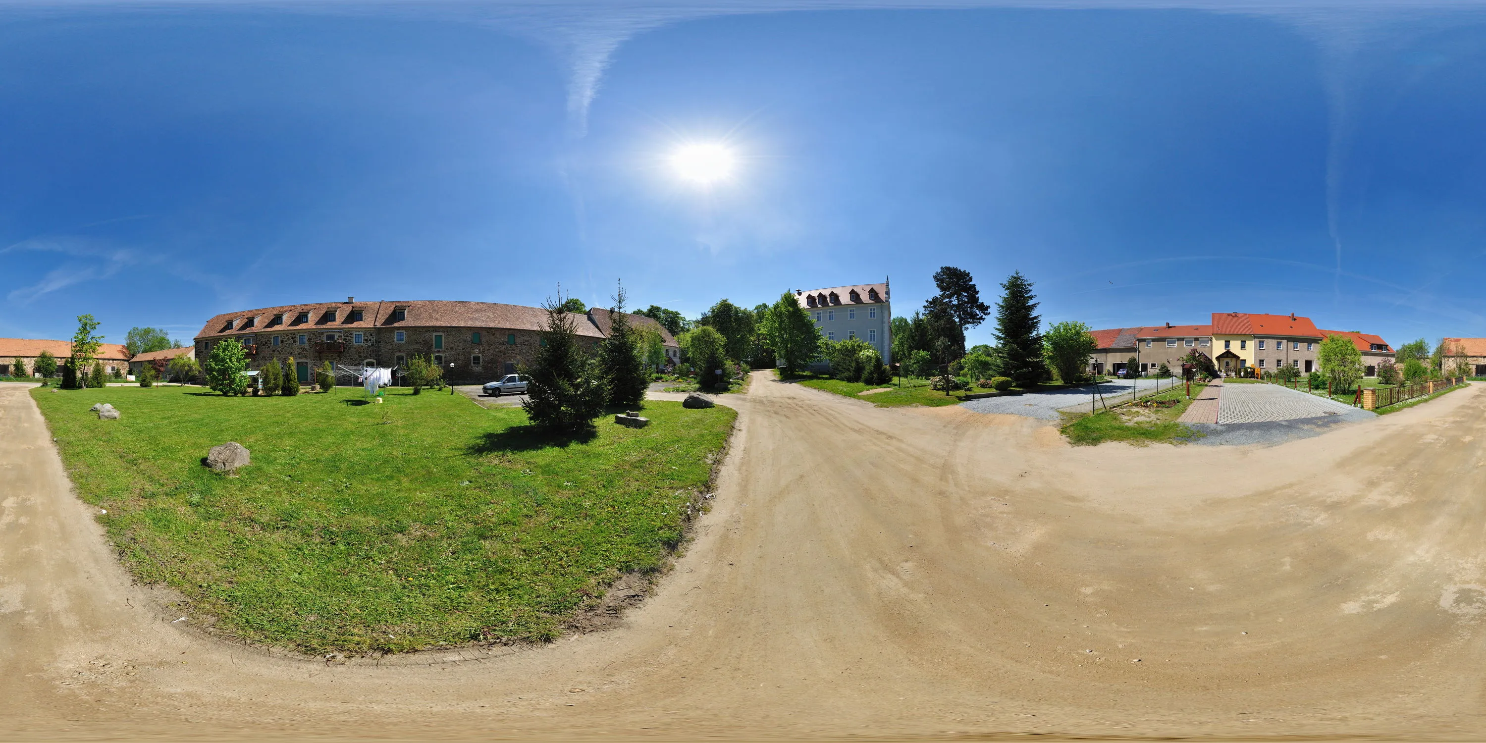 360 Grad Panorama Ansicht: Wirtschaftshof in Gersdorf (Markersdorf)
