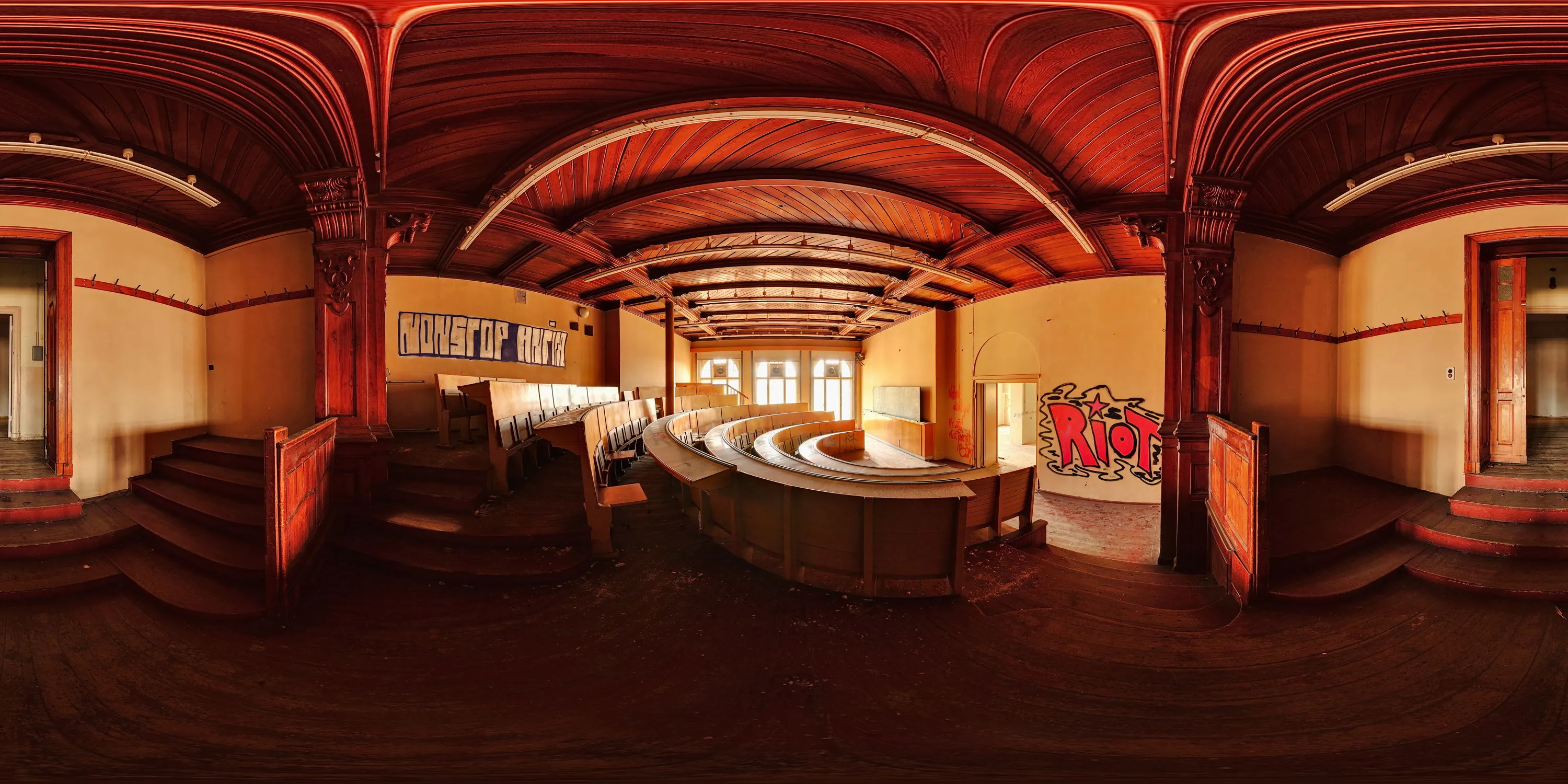360 Grad Panorama Ansicht: Villa "Gstraße" - Vorlesungssaal in Görlitz
