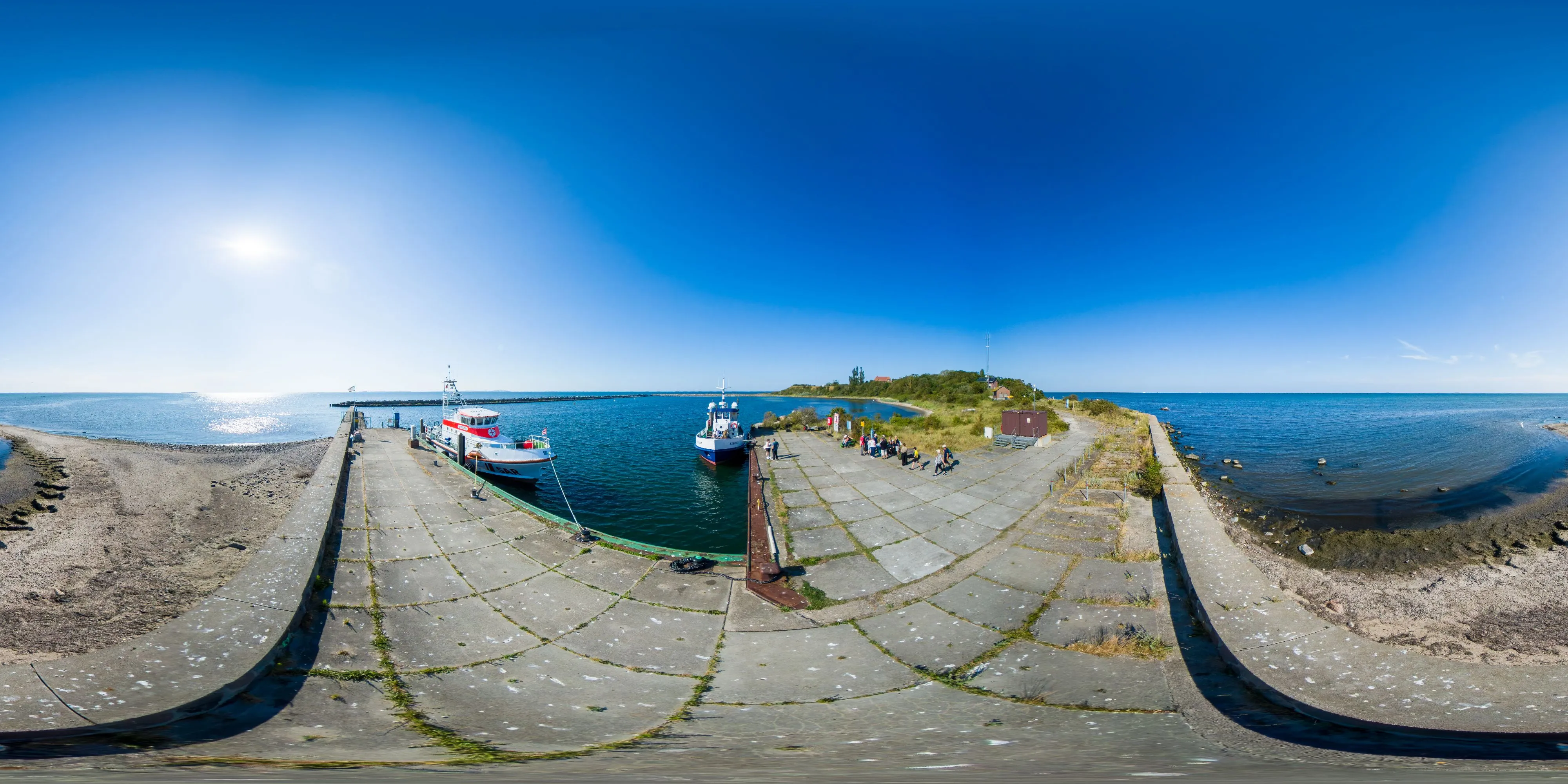 360° Panorama Ansicht: Nothafen
