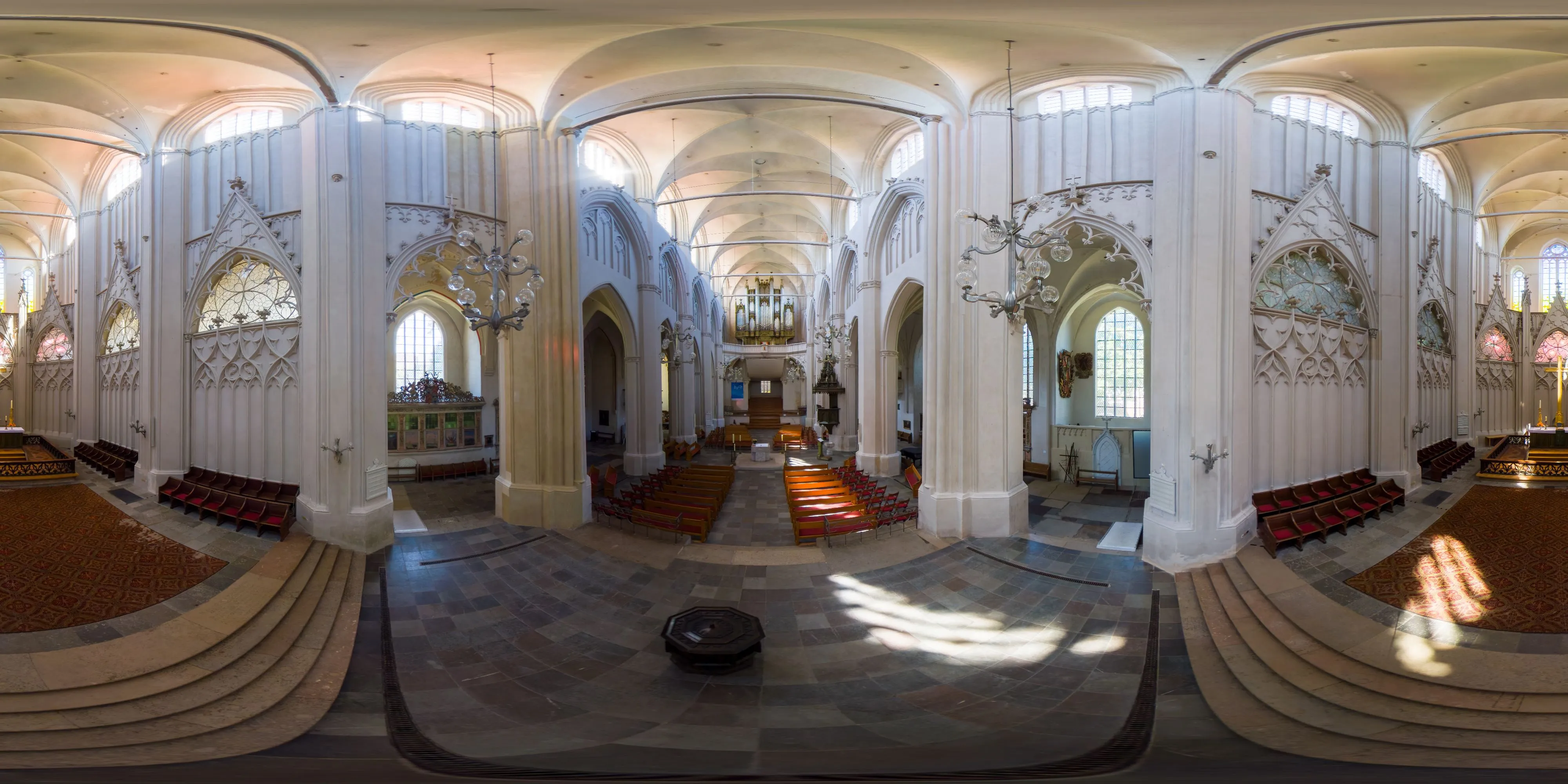360° Panorama Ansicht: Greifswald - Dom St. Nikolai