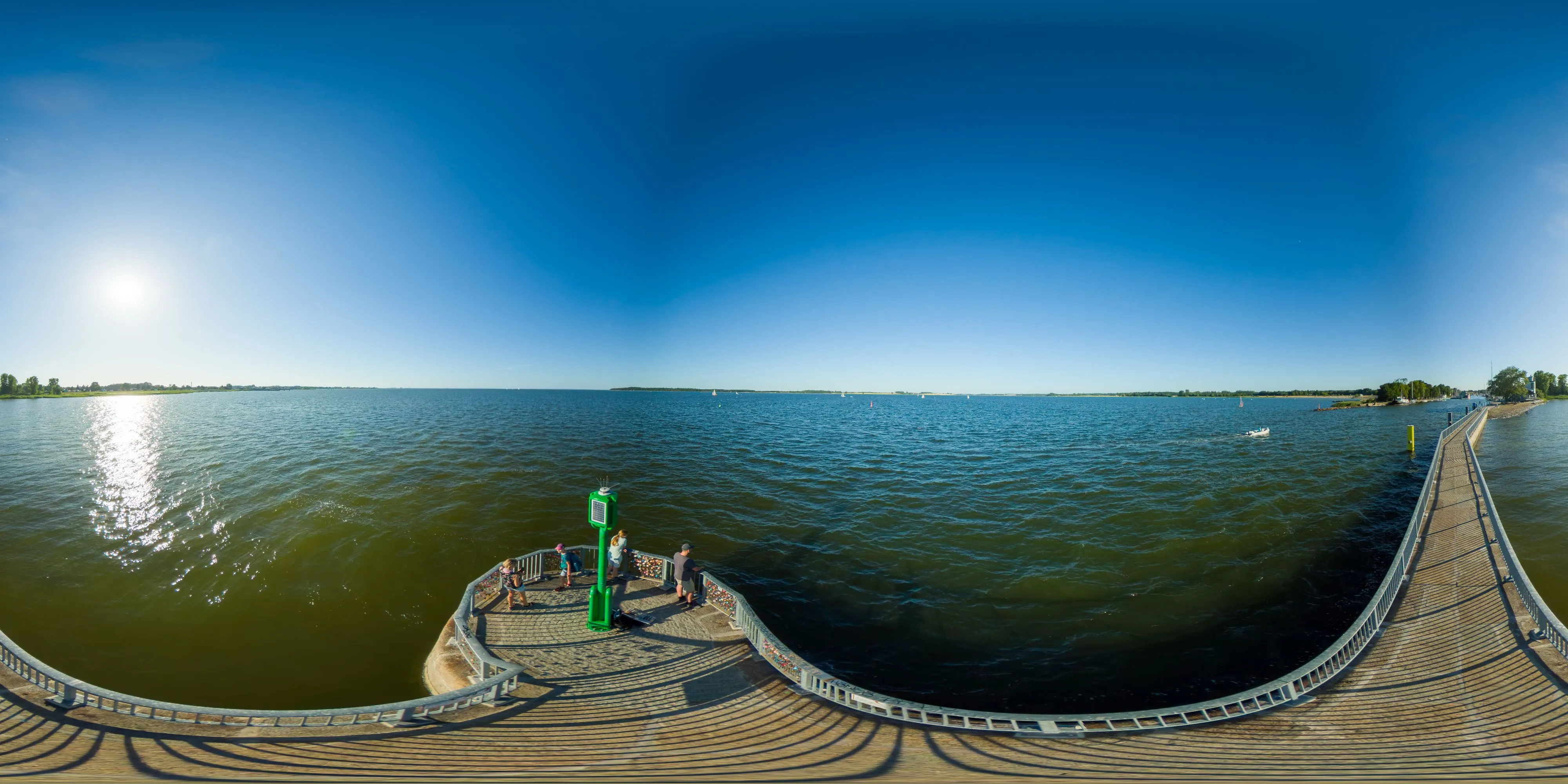 360° Panorama Ansicht: Greifswald - Nordmole Wiek