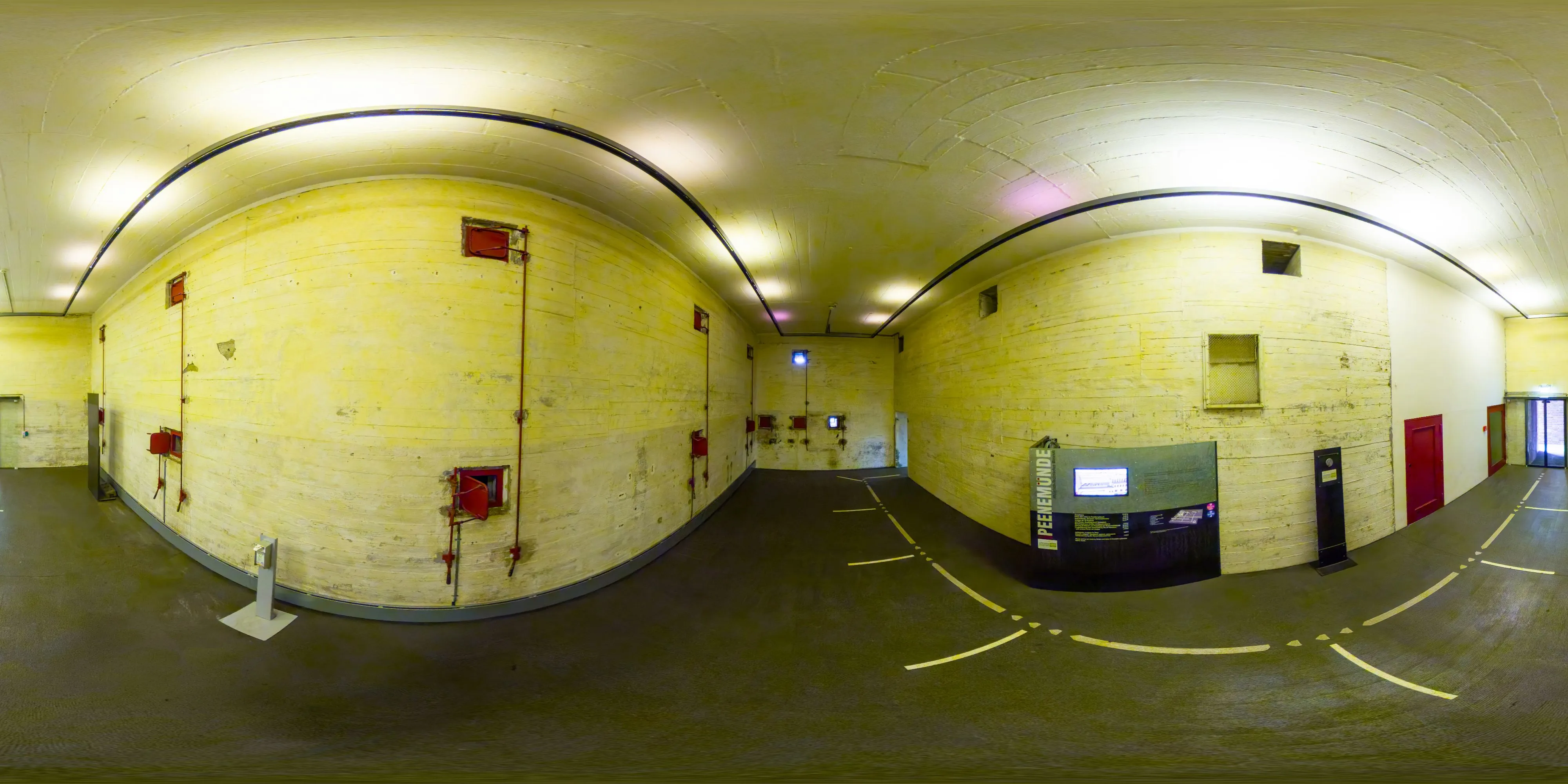 360° Panorama Ansicht: Bunkerwarte des Peenemünder Kraftwerkes