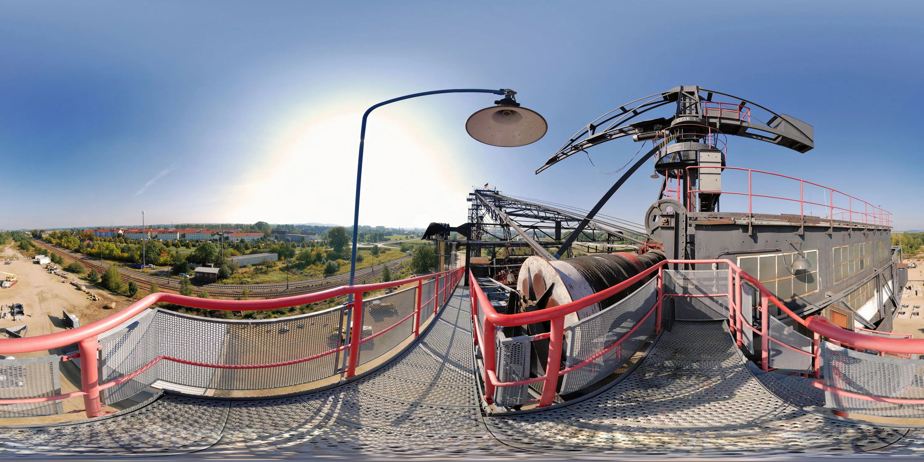 360 Grad Panorama Ansicht: Schaufelradbagger Nr. 1452 in Schaufelradbagger Nr. 1452