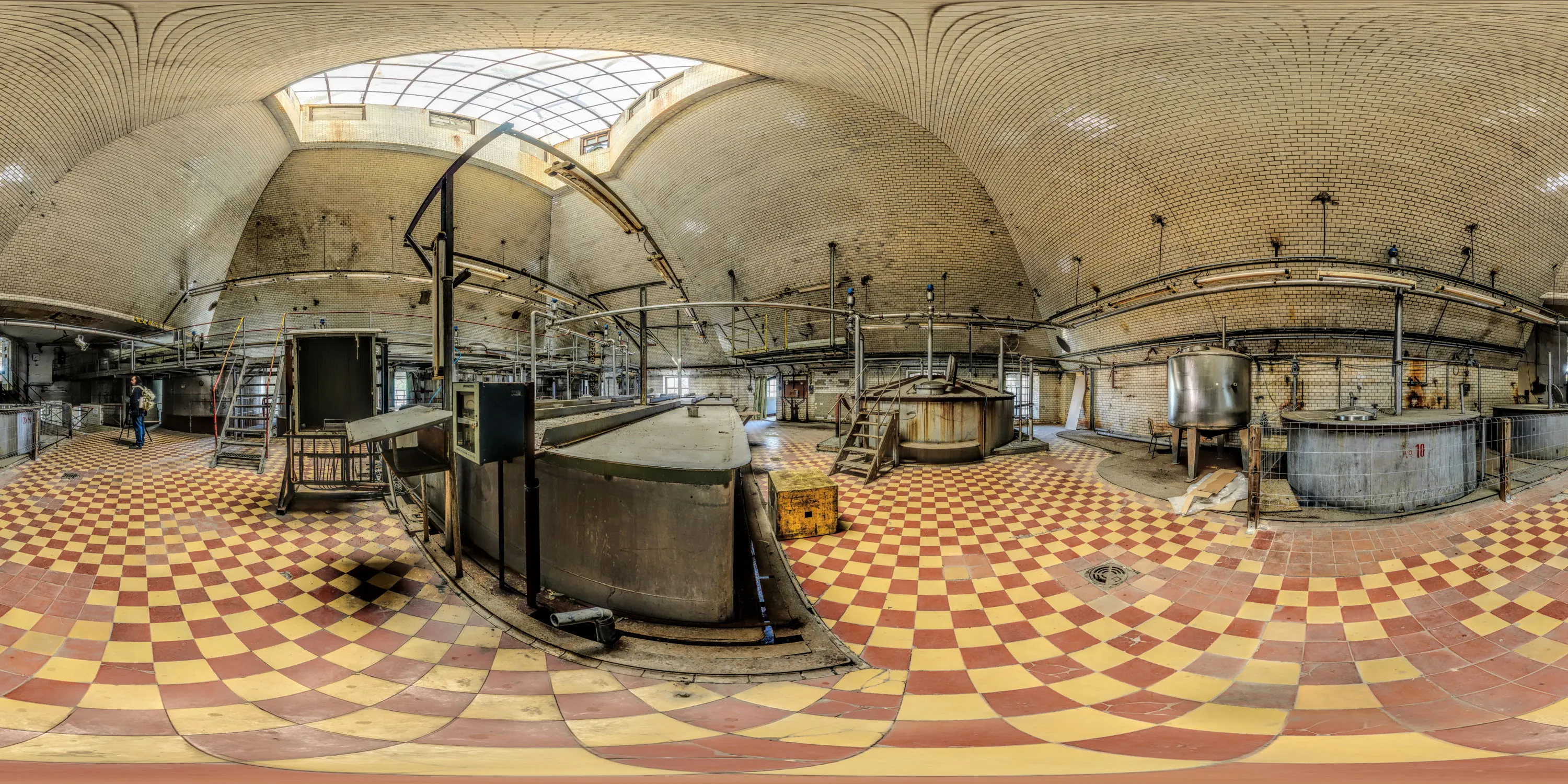 360 Grad Panorama Ansicht: VEB Bramsch Betriebsteil Backhefe - Kesselraum in Görlitz
