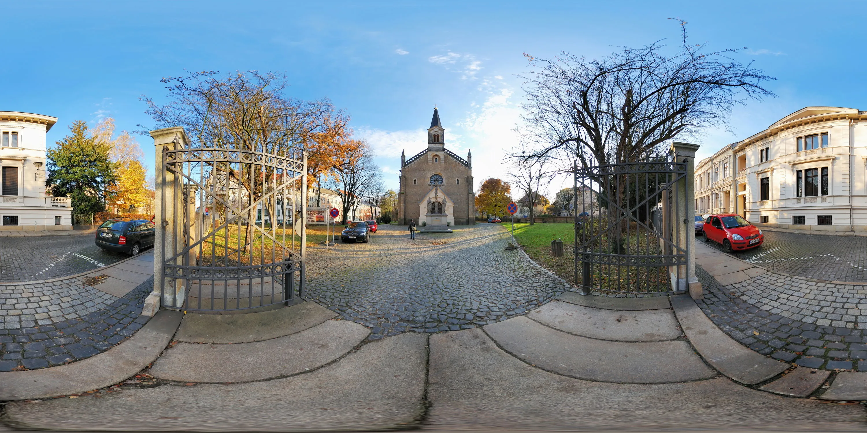 360 Grad Panorama Ansicht: Heilig-Kreuz-Kirche in Görlitz