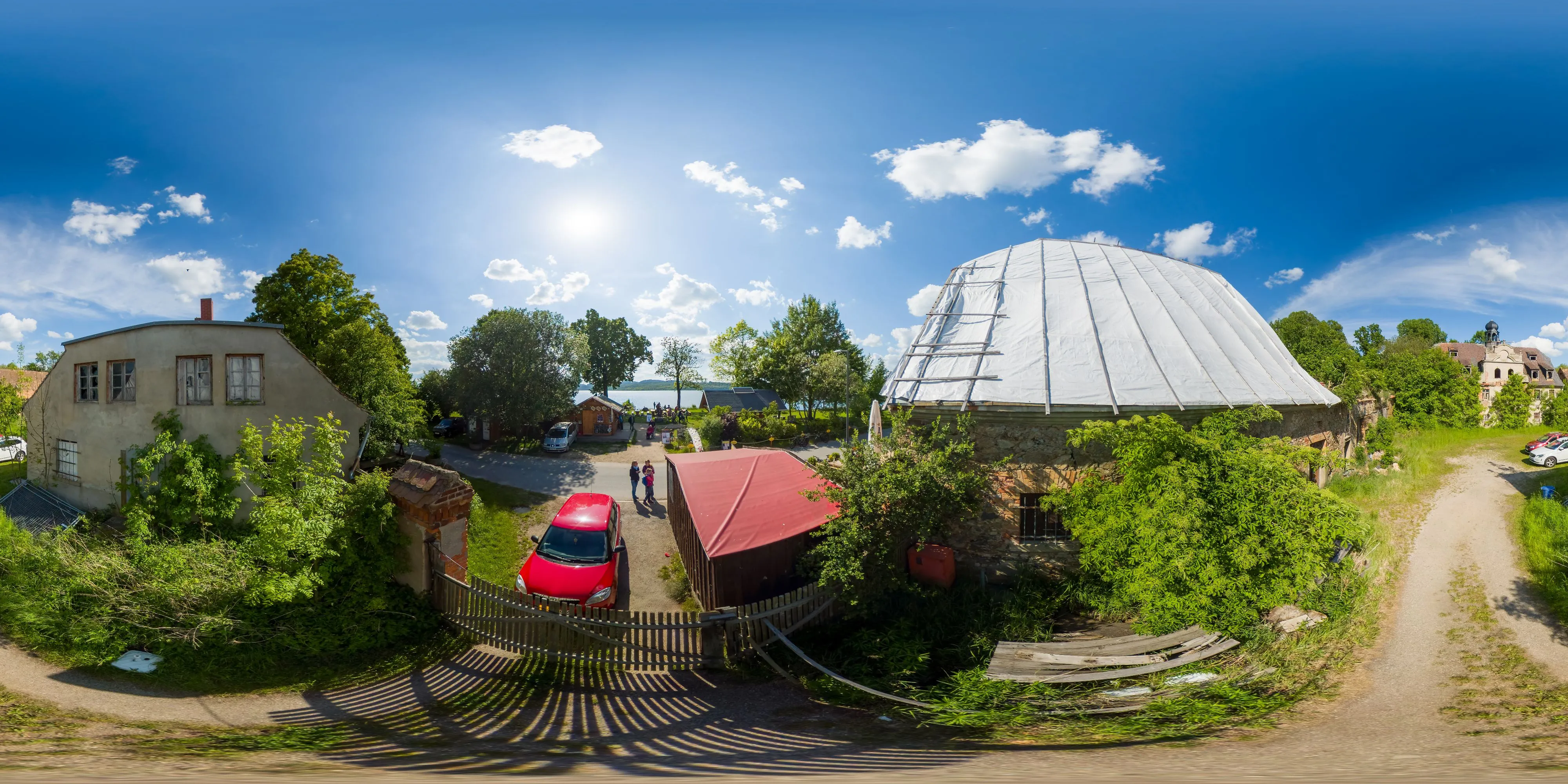360° Panorama Ansicht: Herrenhaus Mittelhof