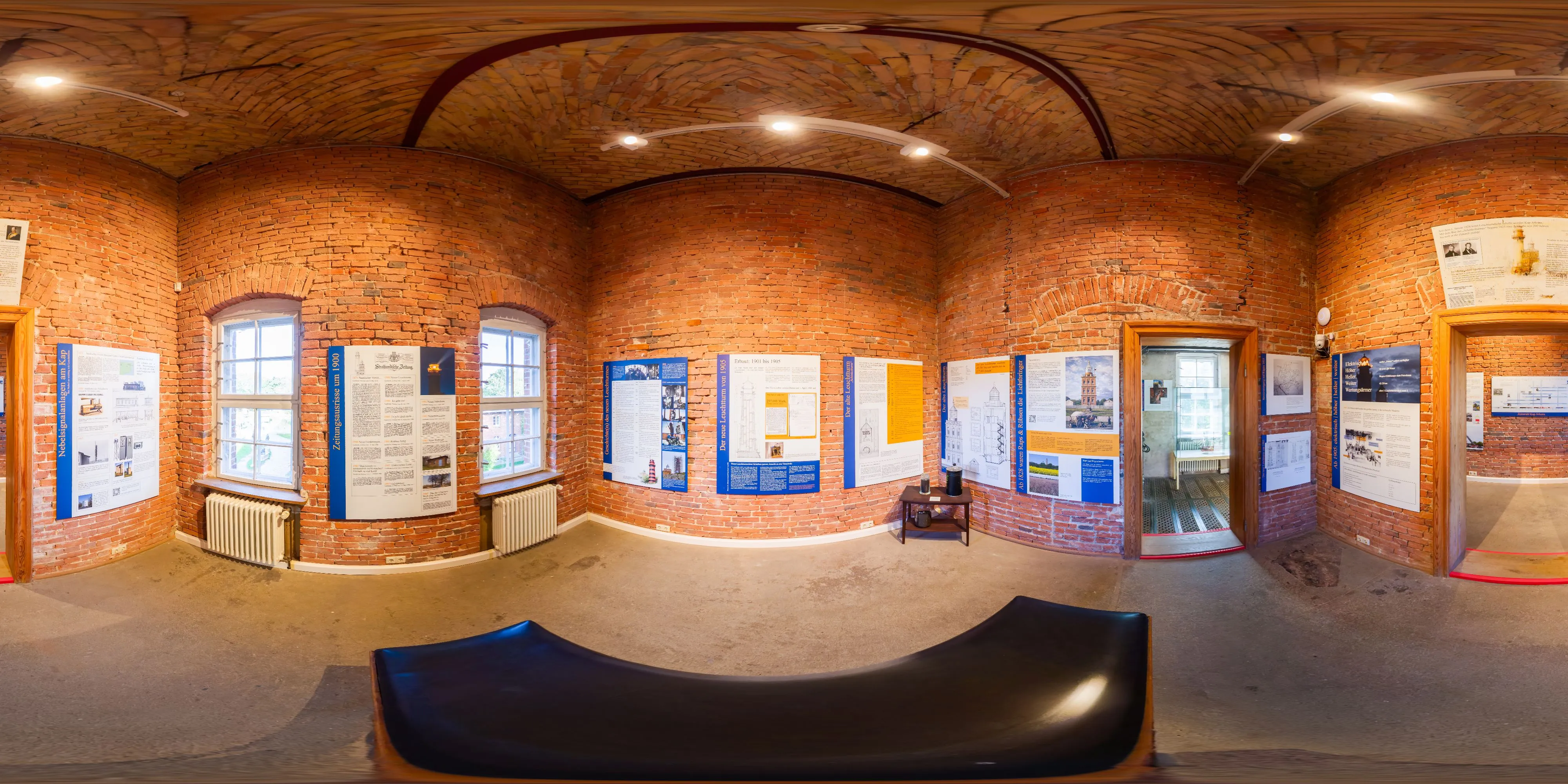 360° Panorama Ansicht: Schinkelturm - Ausstellung Geschichte des Schinkelturms