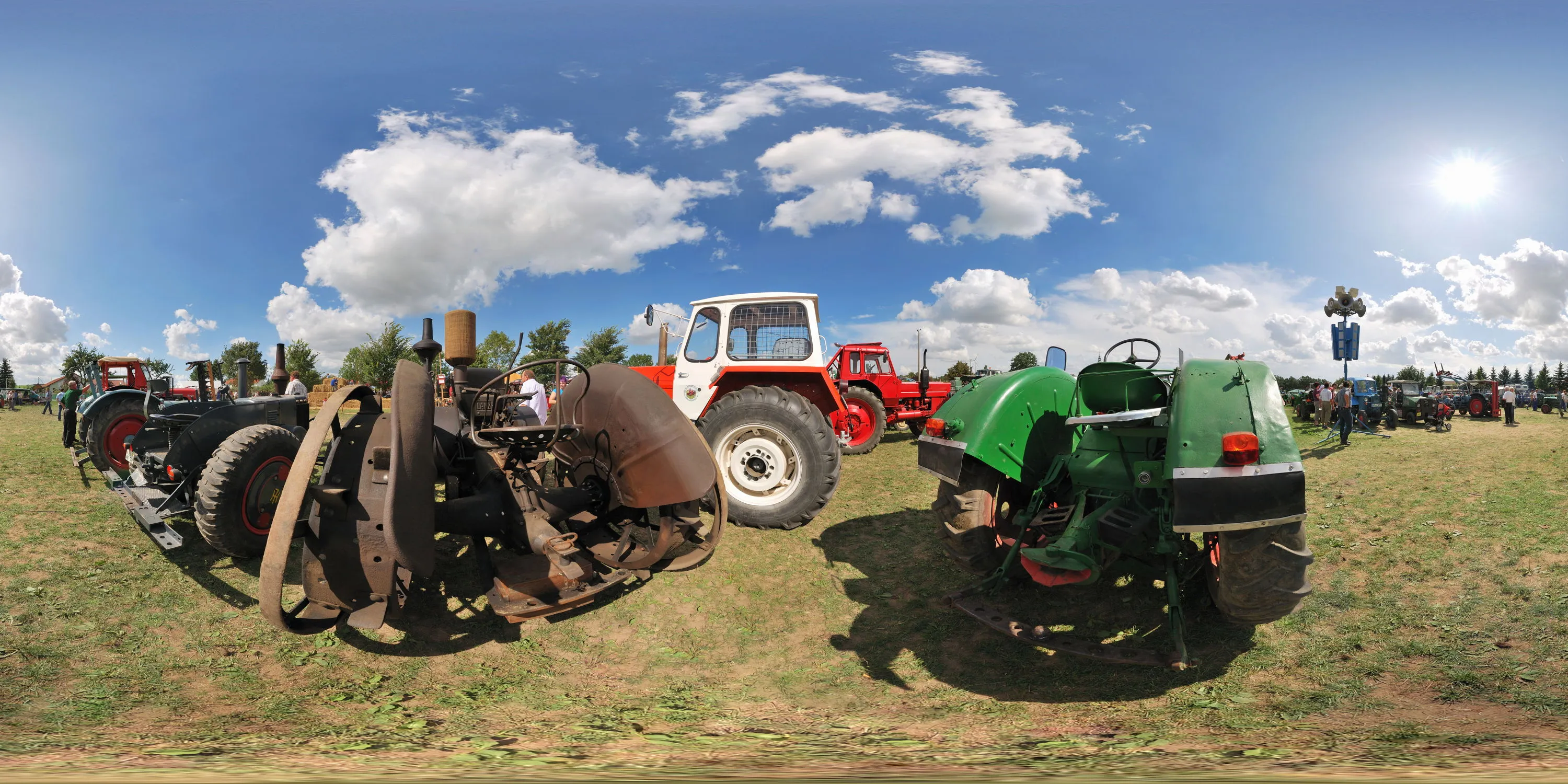 360 Grad Panorama Ansicht: Lanz-Bulldog in Traktortreffen Kemnitz 2009