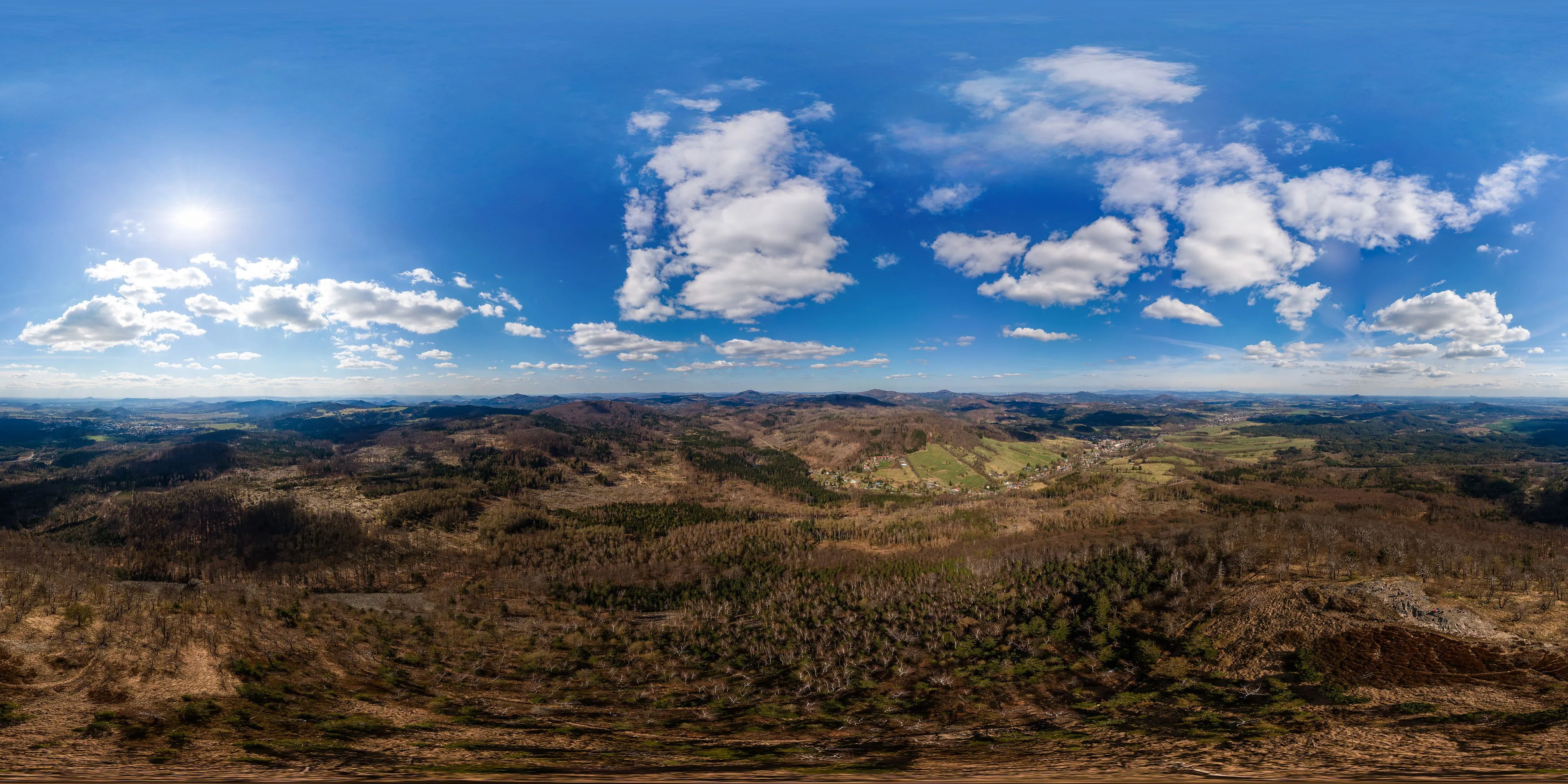 360 Grad Panorama Ansicht: Kleis/ Klíc in Tschechien