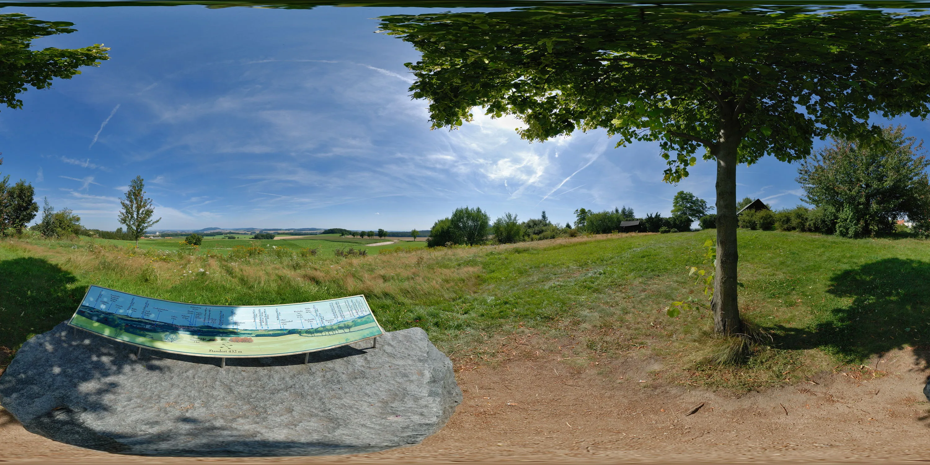 360 Grad Panorama Ansicht: Oberlausitzblick in Kottmarsdorf