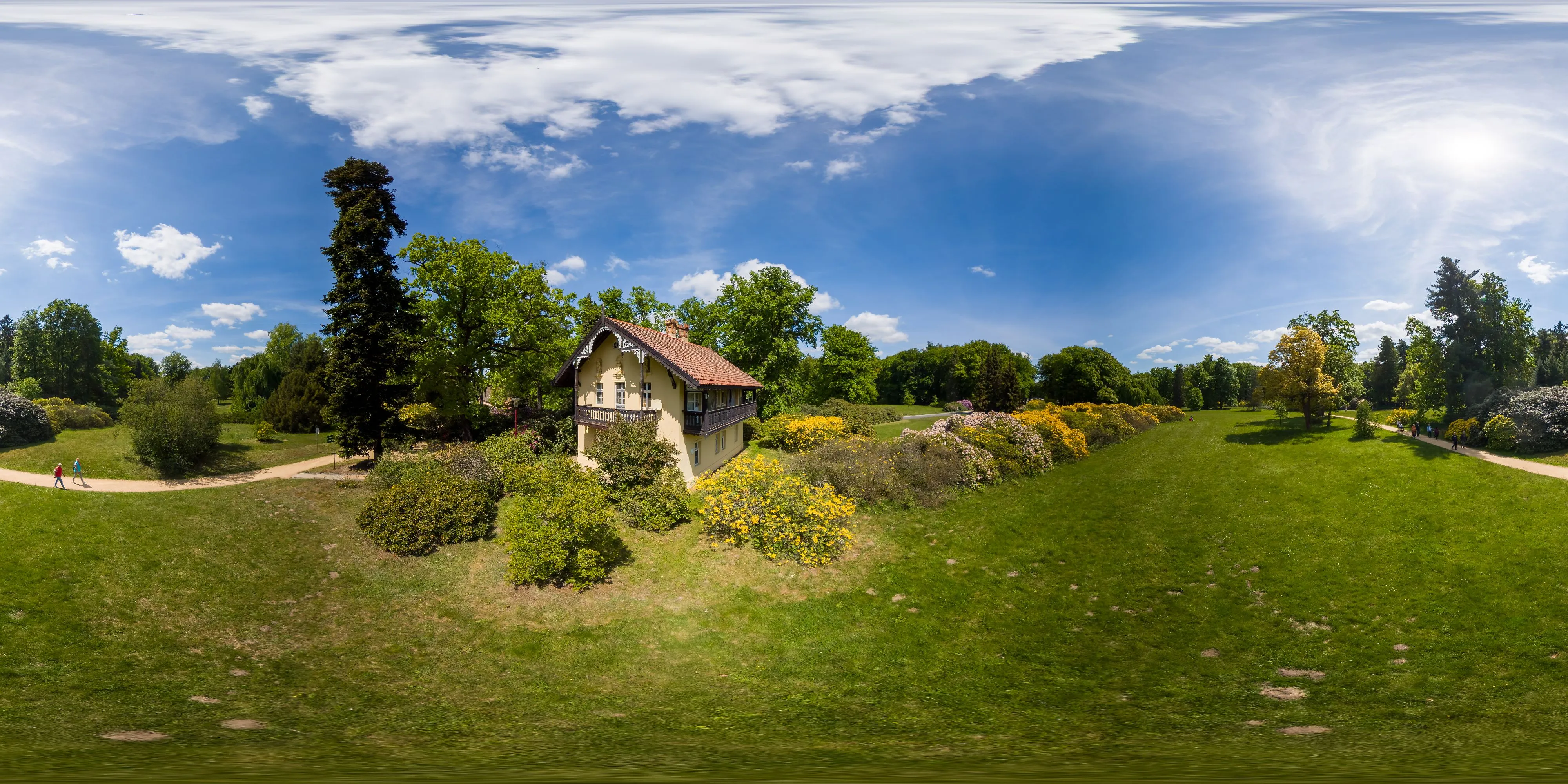 360° Panorama Ansicht: Kavaliershaus im Schweizerstil
