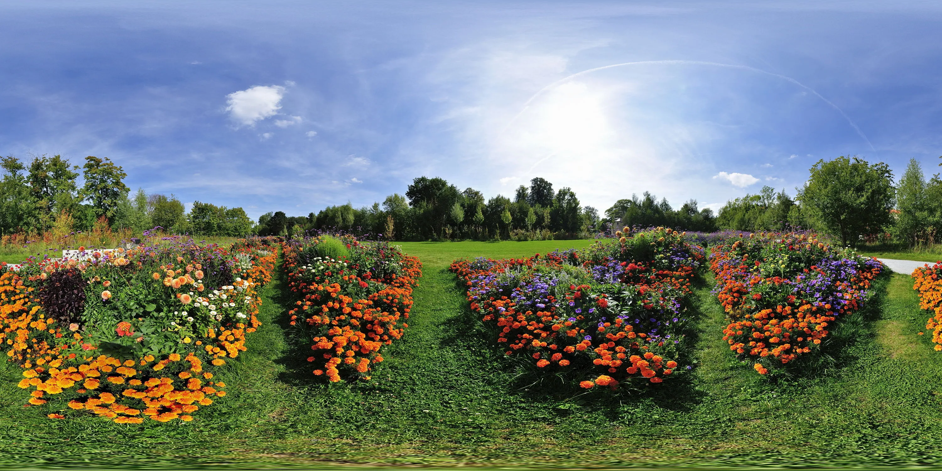 360 Grad Panorama Ansicht: Herrmannwiese 1 in 6. Sächsische Landesgartenschau in Löbau