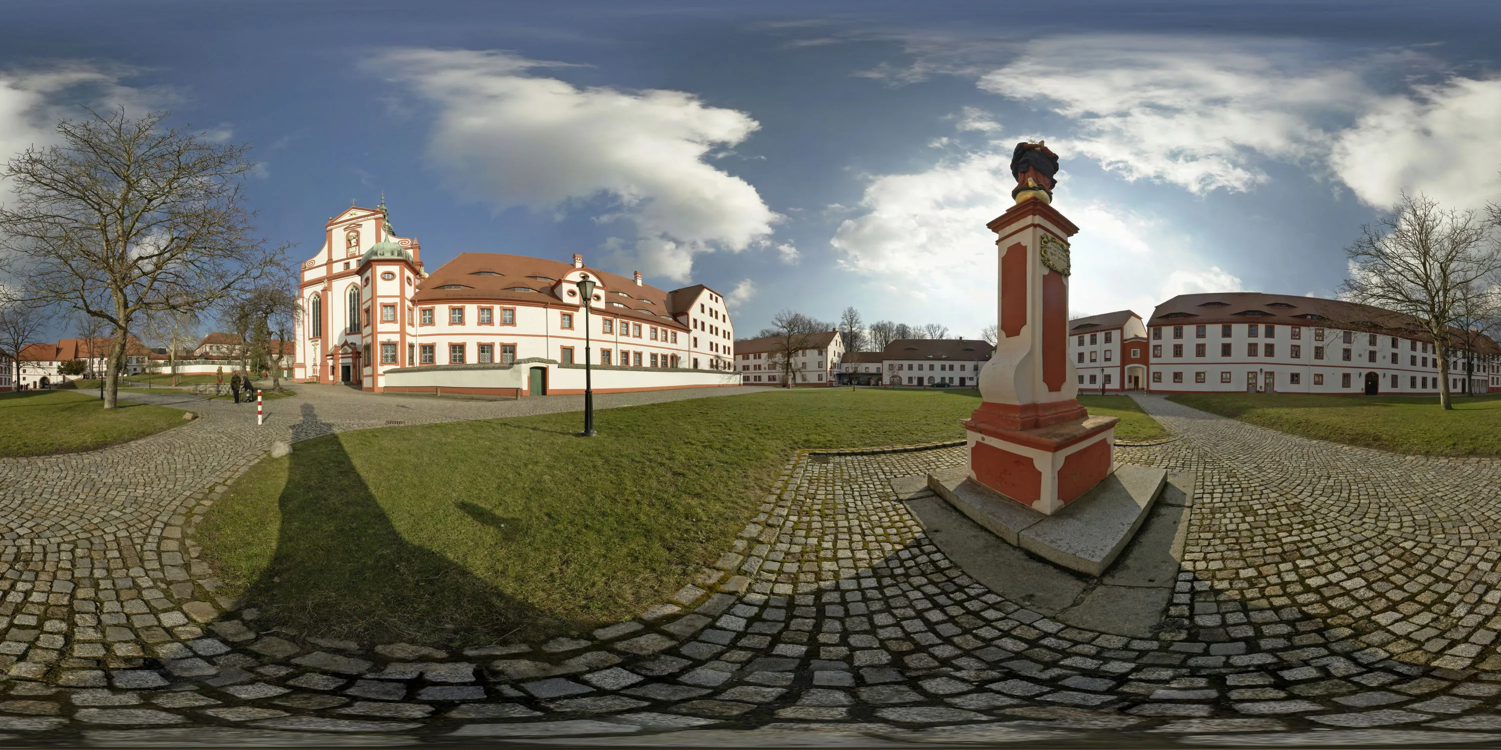 360 Grad Panorama Ansicht: Zisterzienser Kloster St. Marienstern 1 in Panschwitz-Kuckau