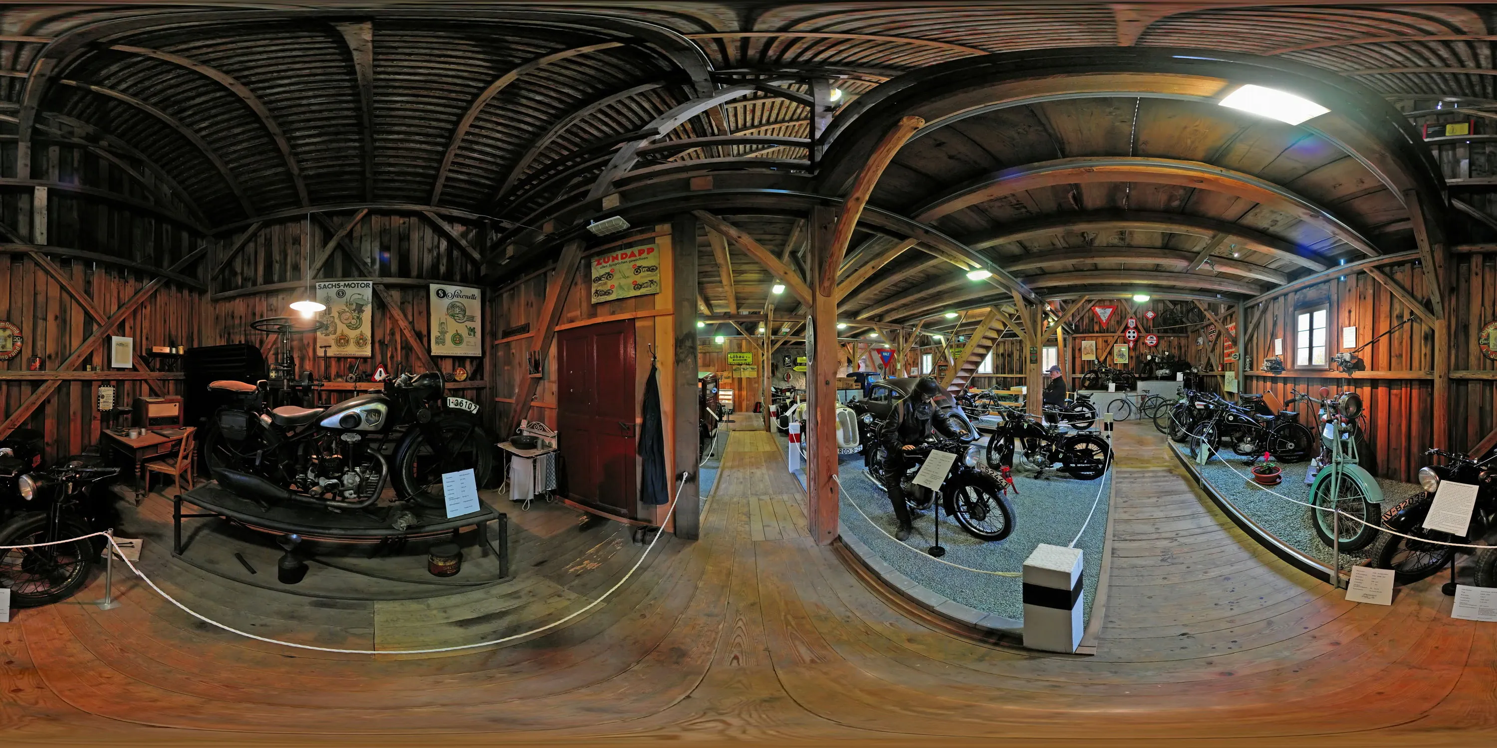 360 Grad Panorama Ansicht: oldtimermuseum Cunewalde in Oldtimermuseum