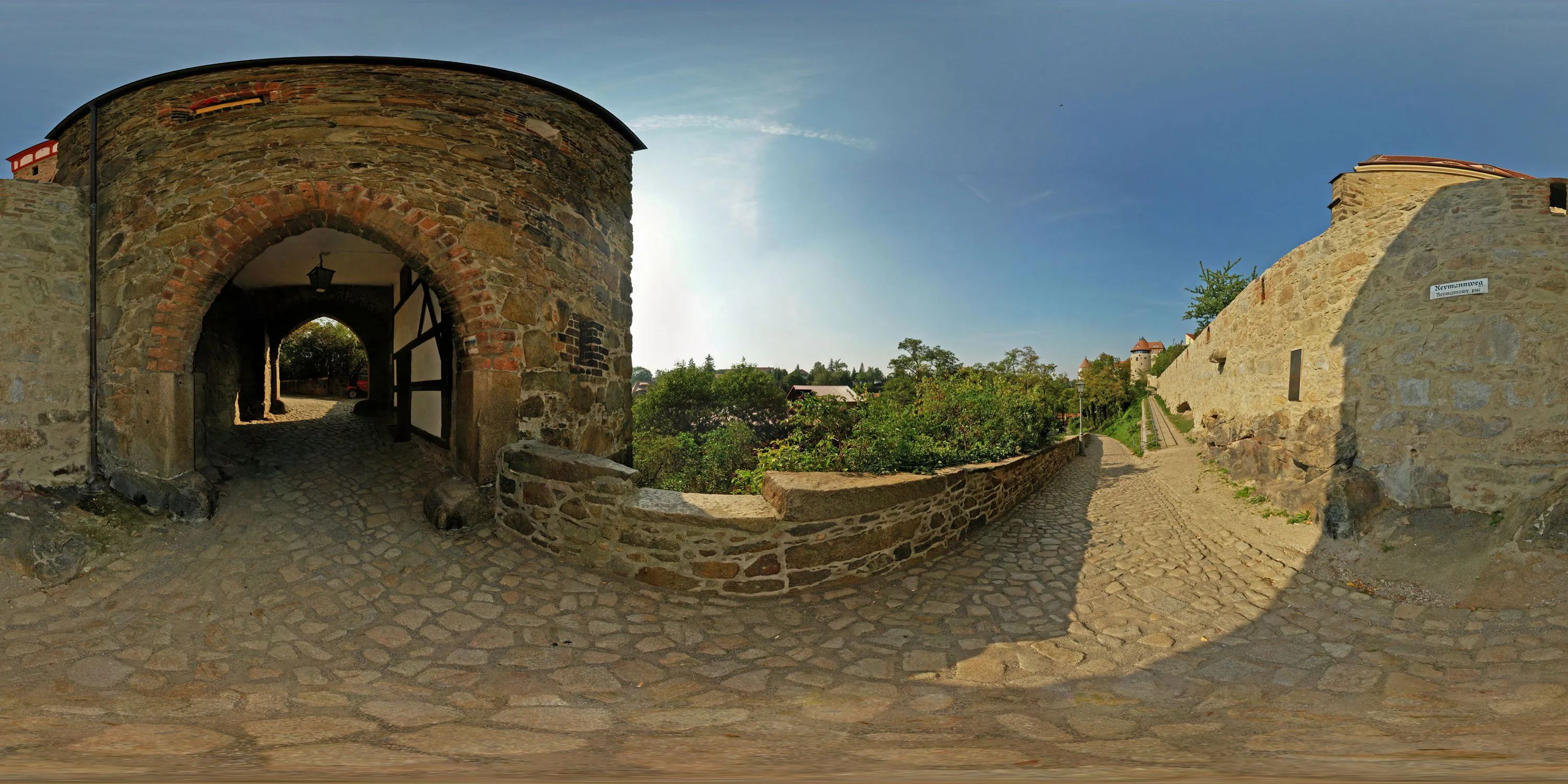 360 Grad Panorama Ansicht: Mühltor in Sommer 06