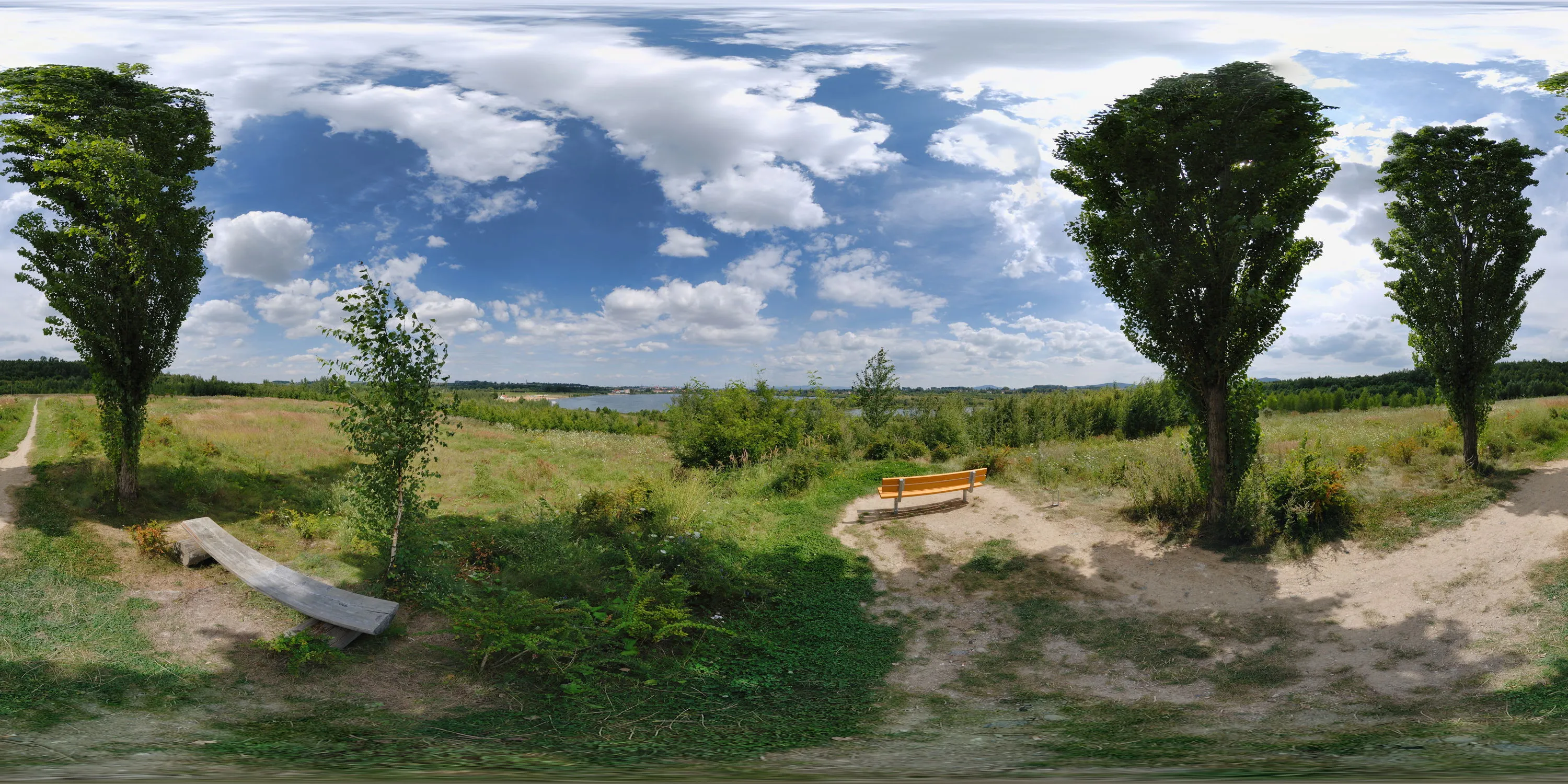 360 Grad Panorama Ansicht: Aussichtspunkt 2 in Freizeit-Oase Olbersdorfer See
