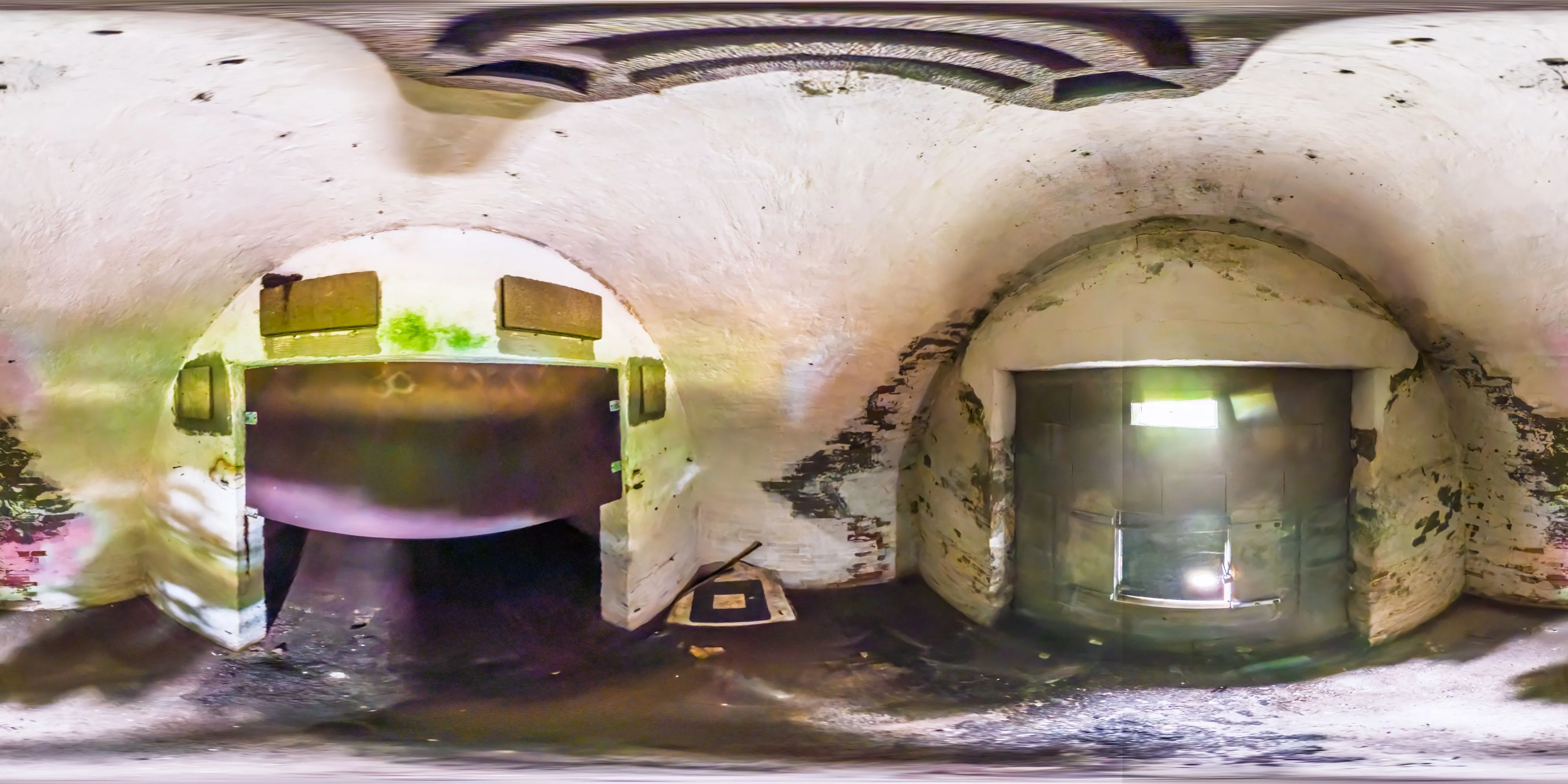 360° Panorama Ansicht: Peenemünde - Prüfstand XI - Fledermausbunker