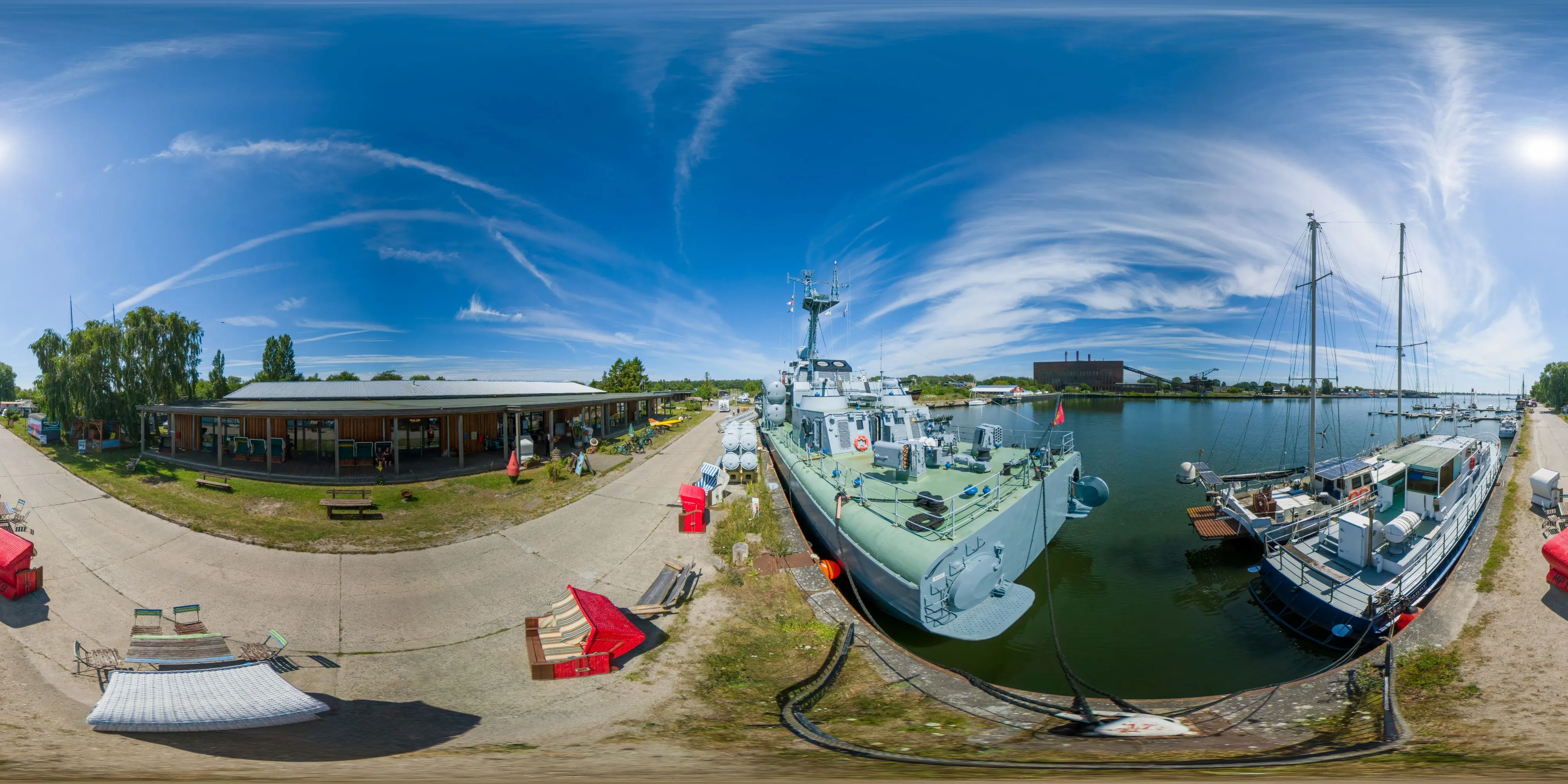 360° Panorama Ansicht: Peenemünde - Raketenschiff 575 "Hans Beimler"