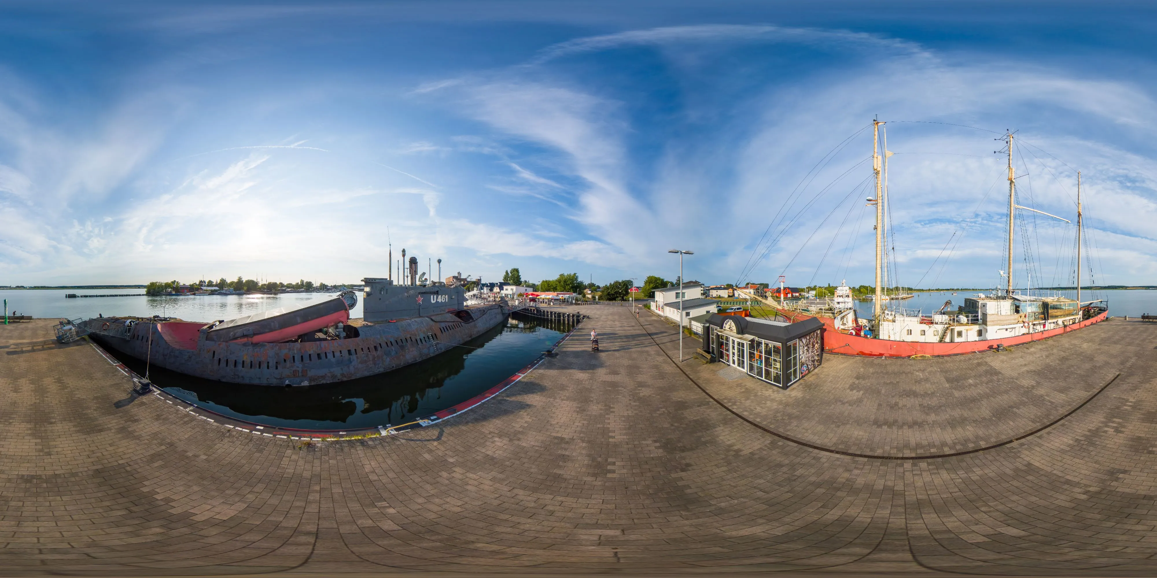360° Panorama Ansicht: Peenemünde - Lobo de Mar (IMO: 8976918)