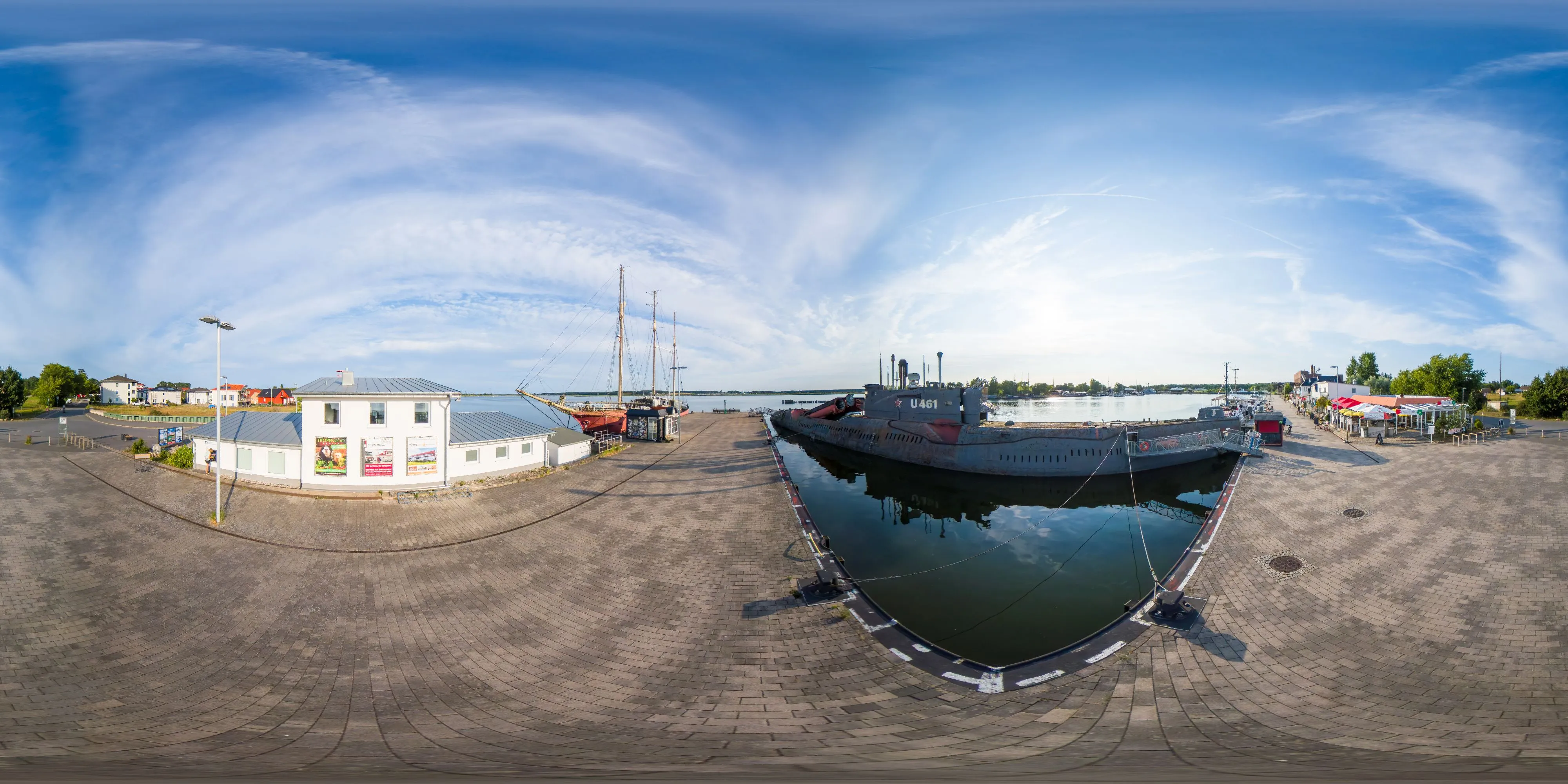 360° Panorama Ansicht: Peenemünde - U-Boot JULIETT U-461