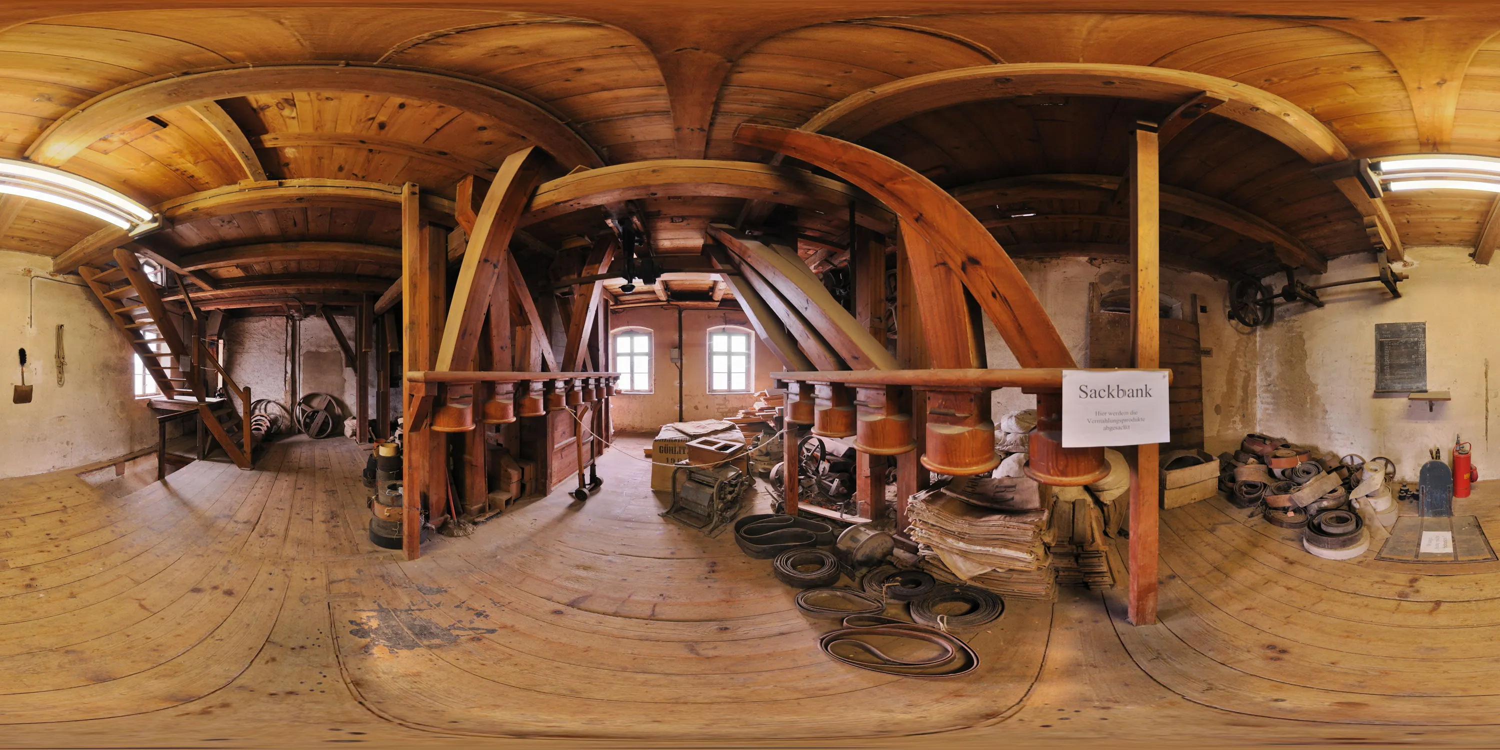360 Grad Panorama Ansicht: Sackbank in Riegel-Mühle Nechern