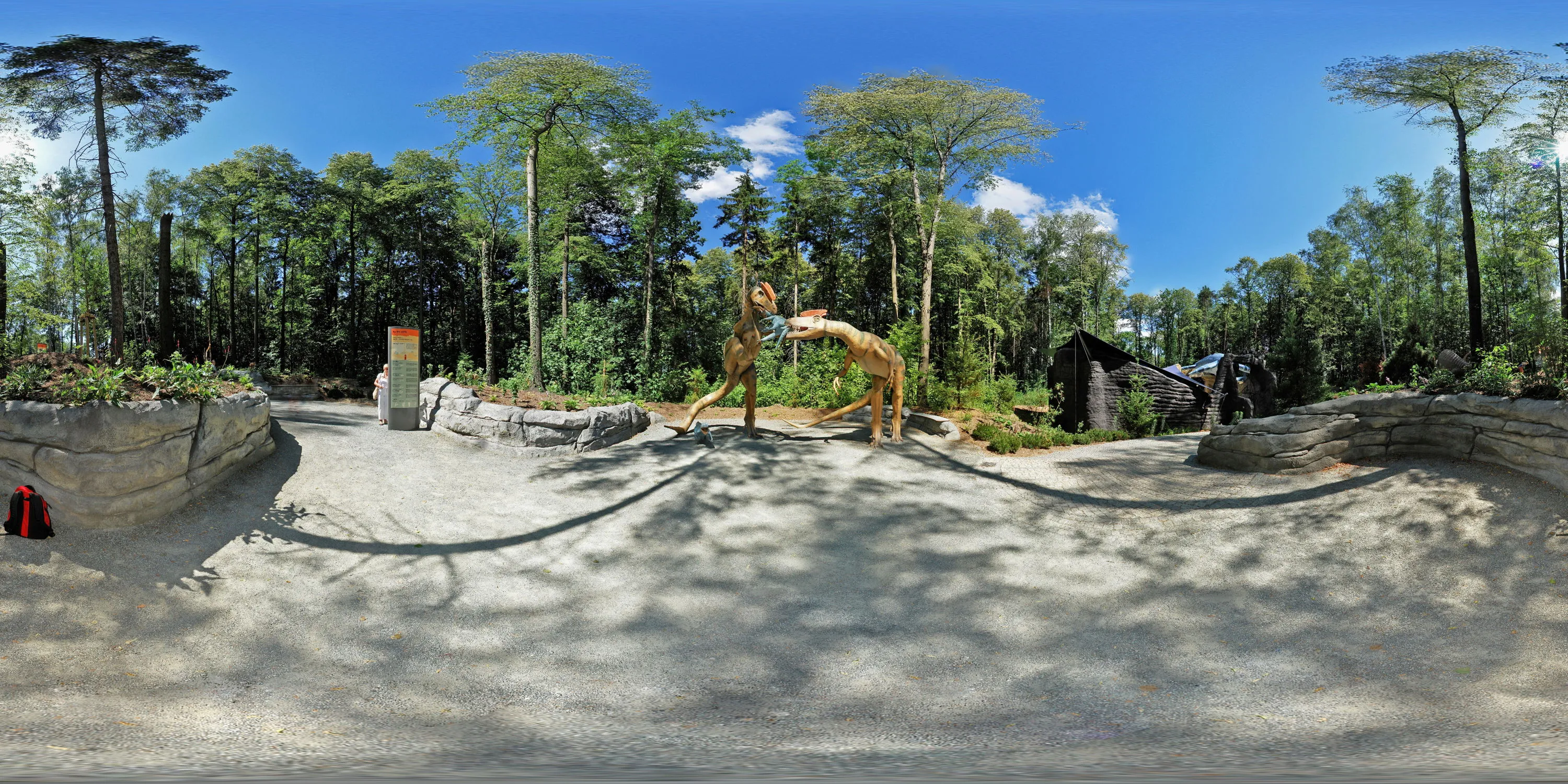 360 Grad Panorama Ansicht: Saurierpark Kleinwelka in Saurierpark Kleinwelka