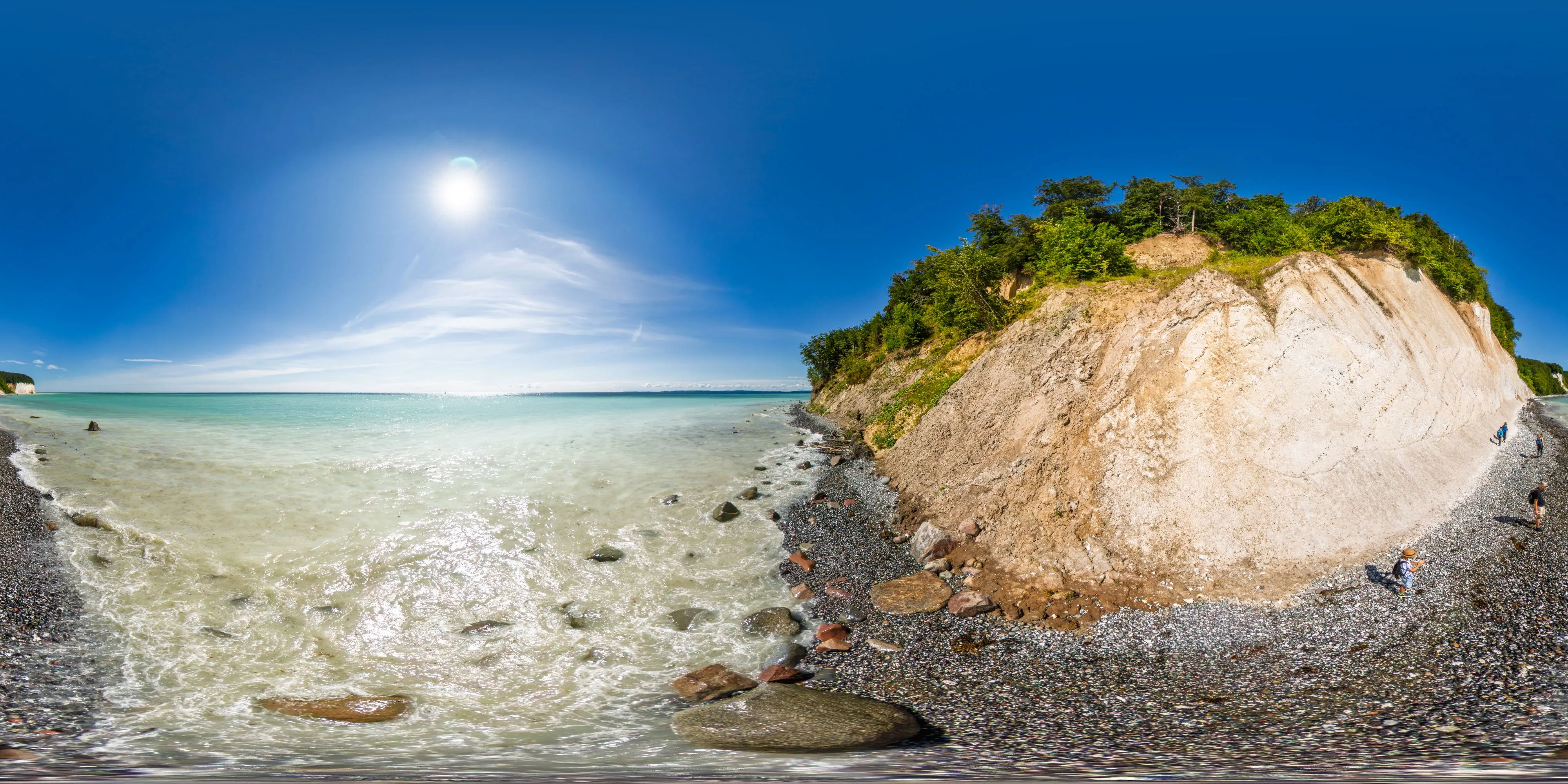 360° Panorama Ansicht: Sassnitz - Kreideküste