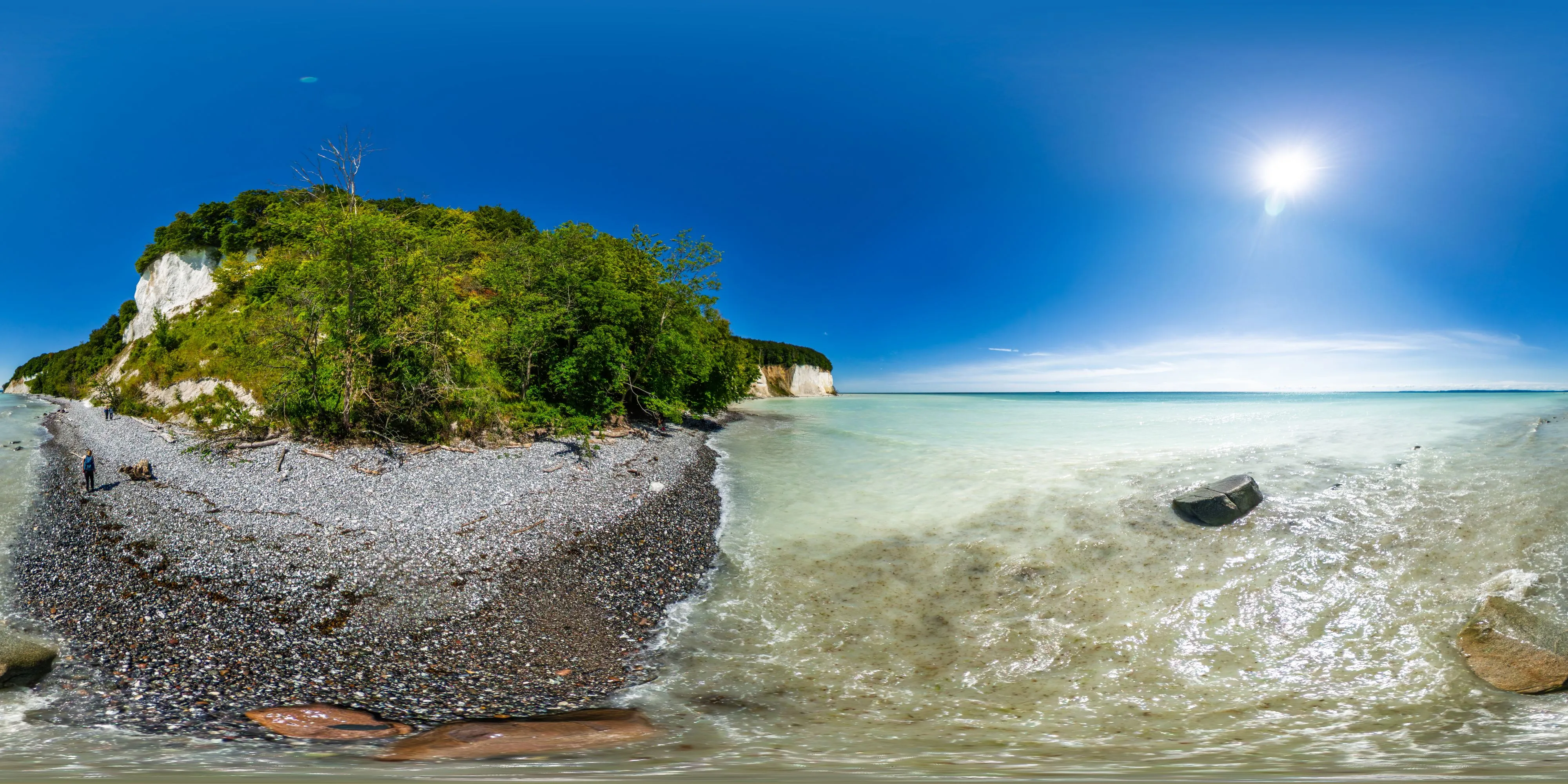 360° Panorama Ansicht: Sassnitz - Kreideküste