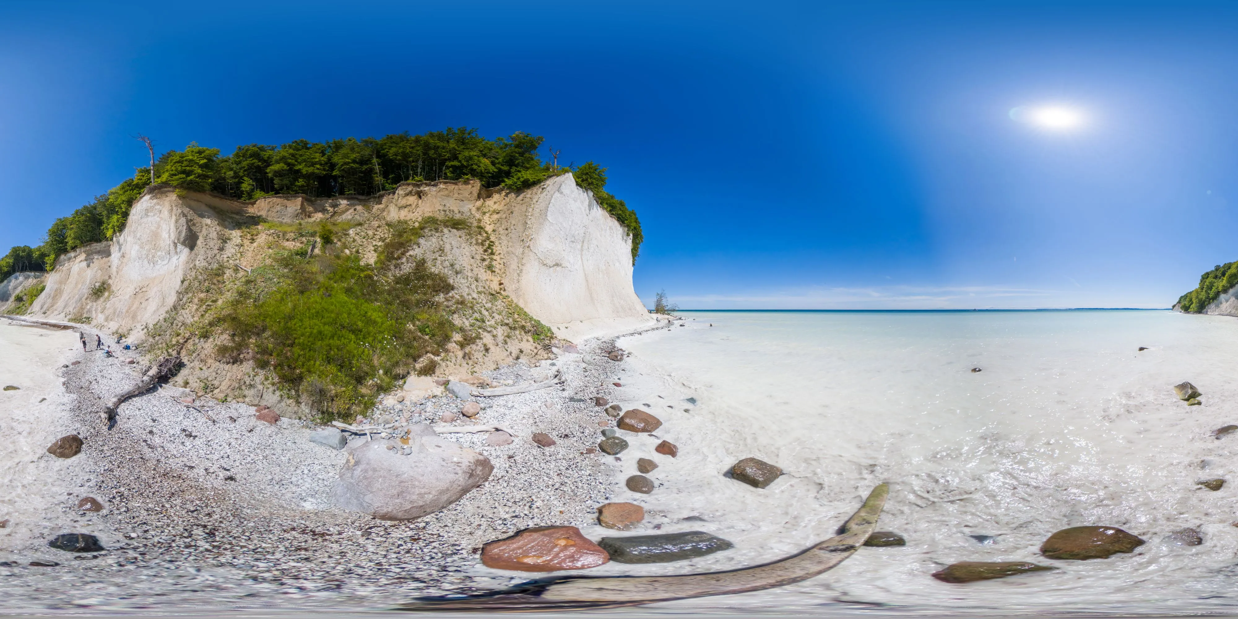 360° Panorama Ansicht: Sassnitz - Kreideküste