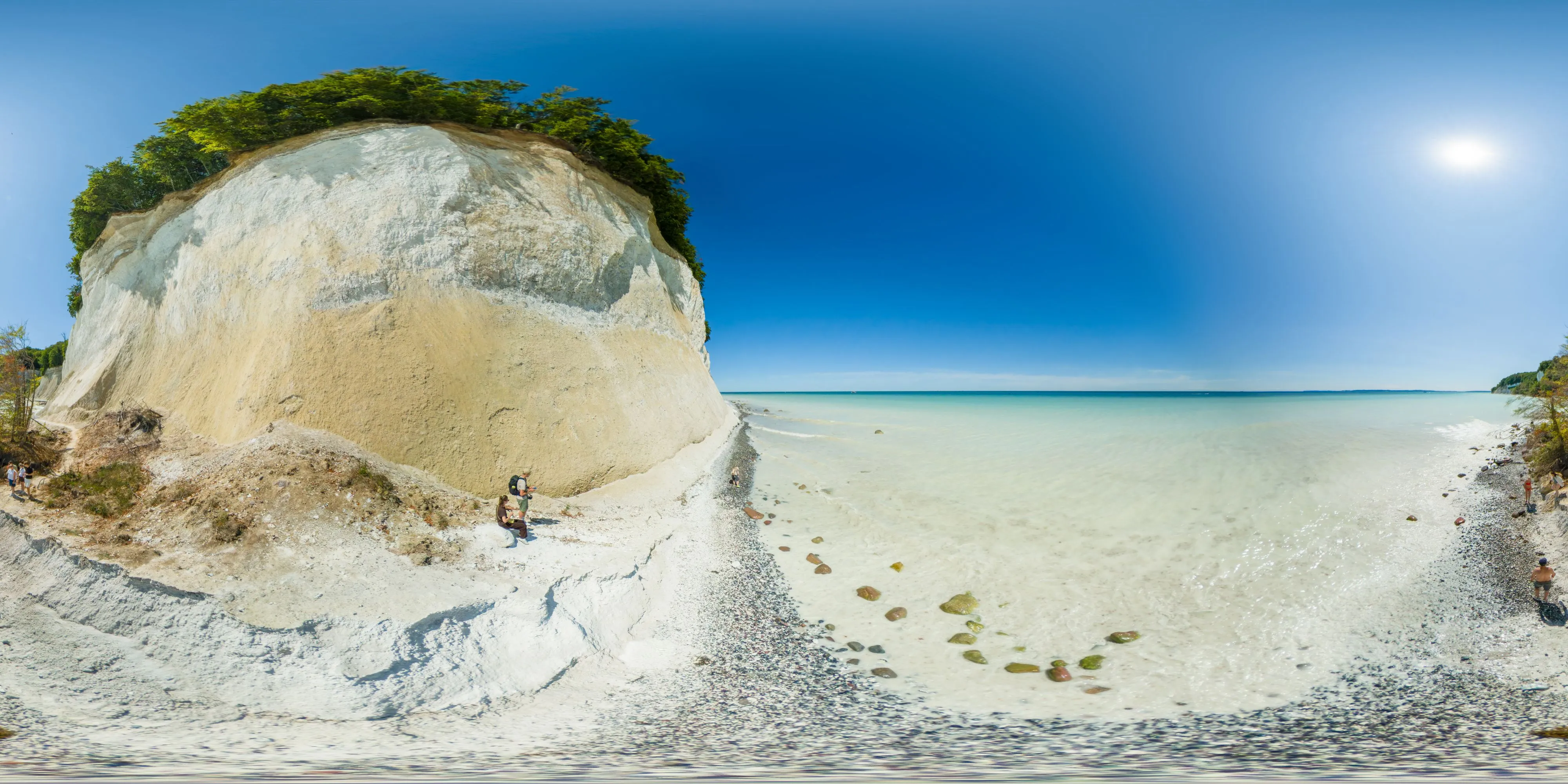 360° Panorama Ansicht: Sassnitz - Kreideküste
