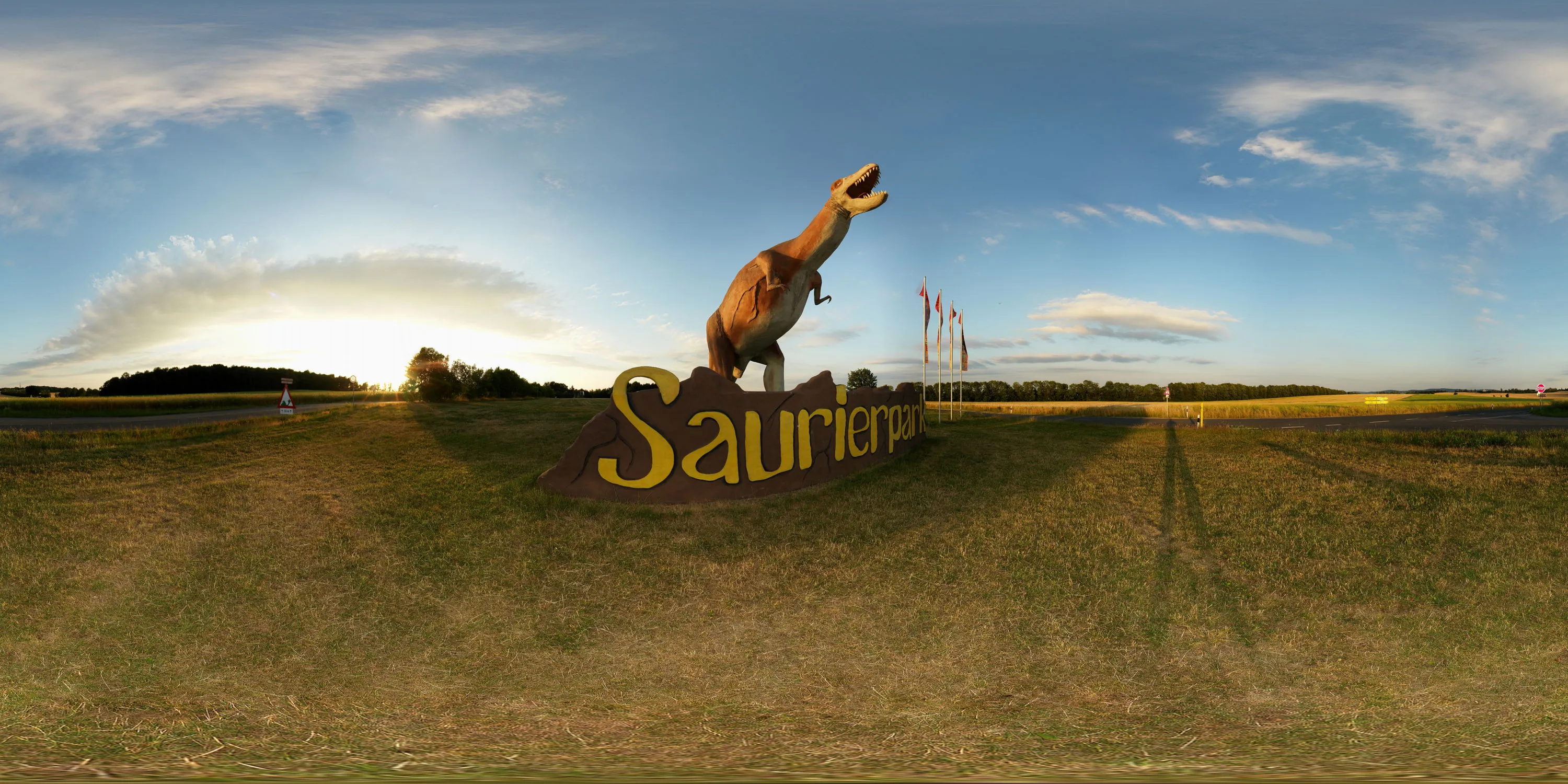 360 Grad Panorama Ansicht: Saurierpark Kleinwelka in Saurierpark Kleinwelka