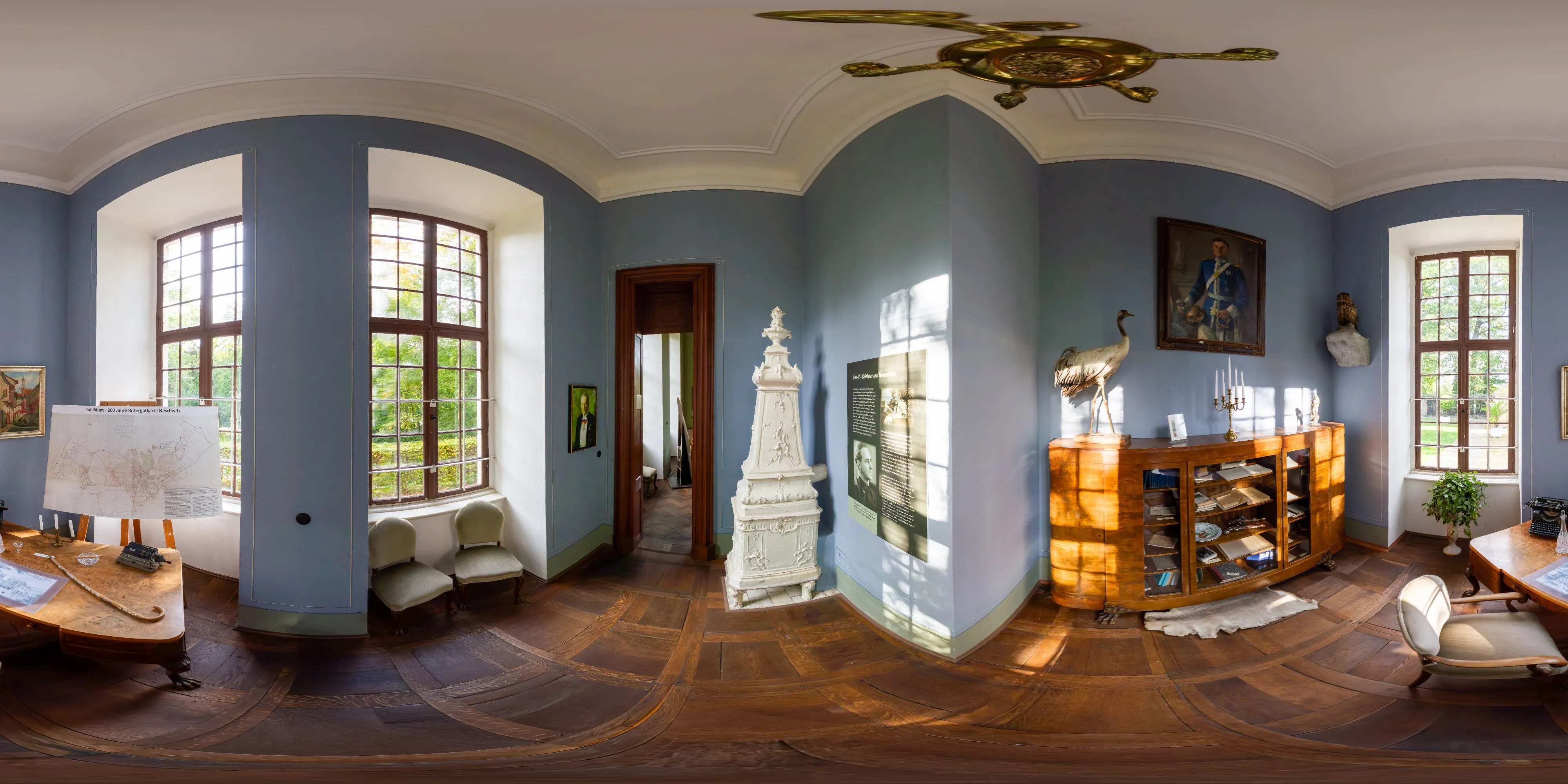 360° Panorama Ansicht: Herrensalon